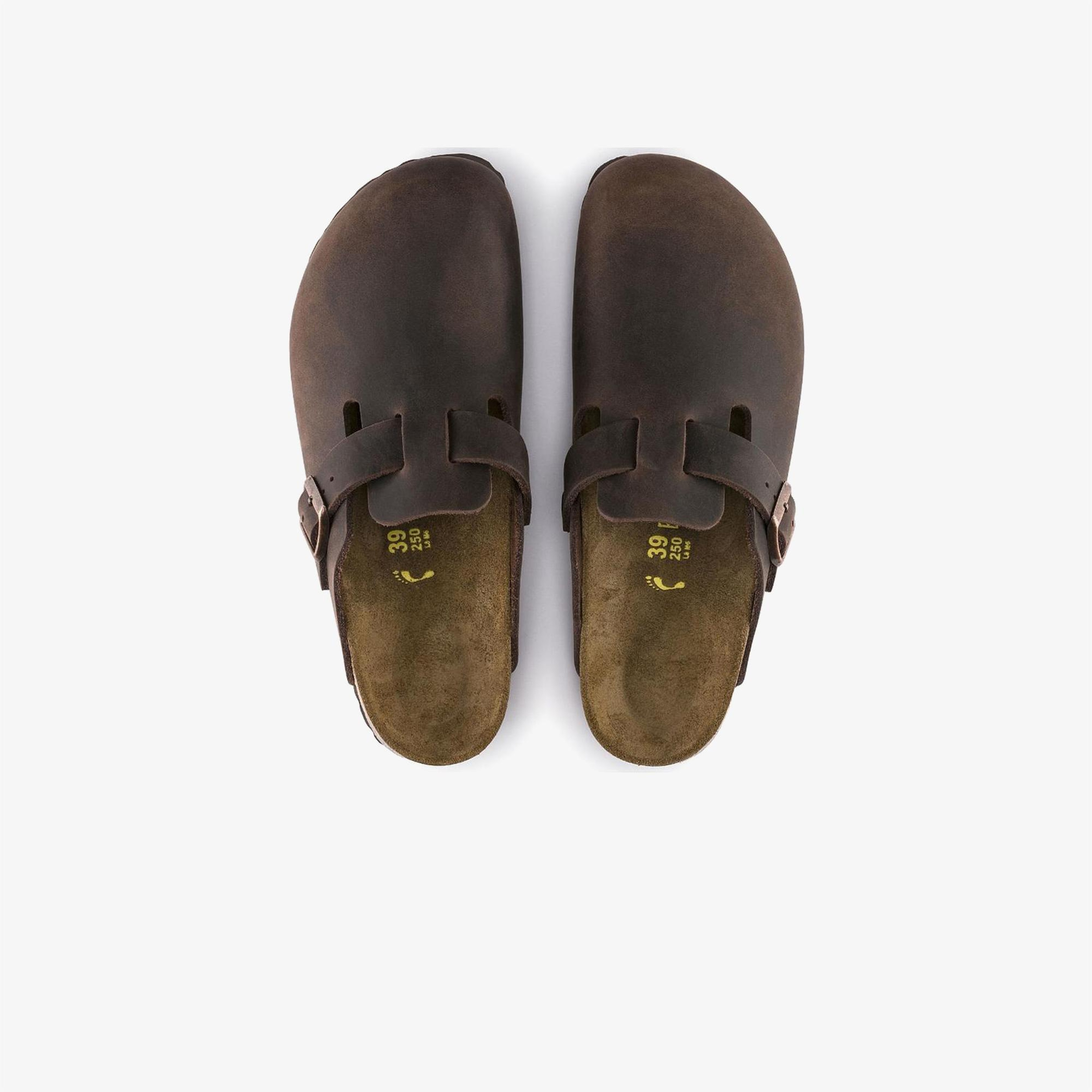 Birkenstock Nautral Leather Oiled Unisex Kahverengi Terlik