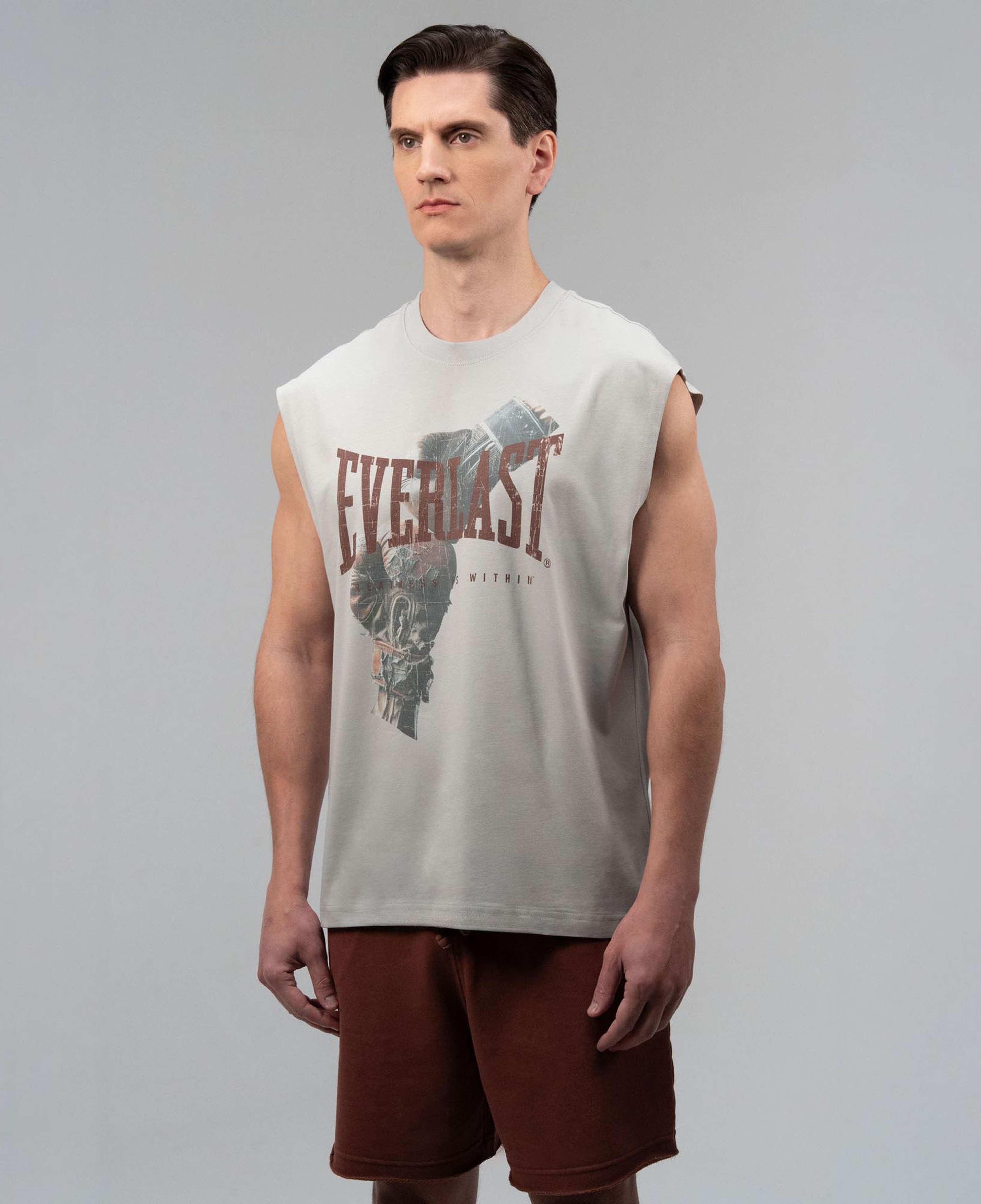 Everlast Boxing Heritage Oversize Gri Erkek T-Shirt