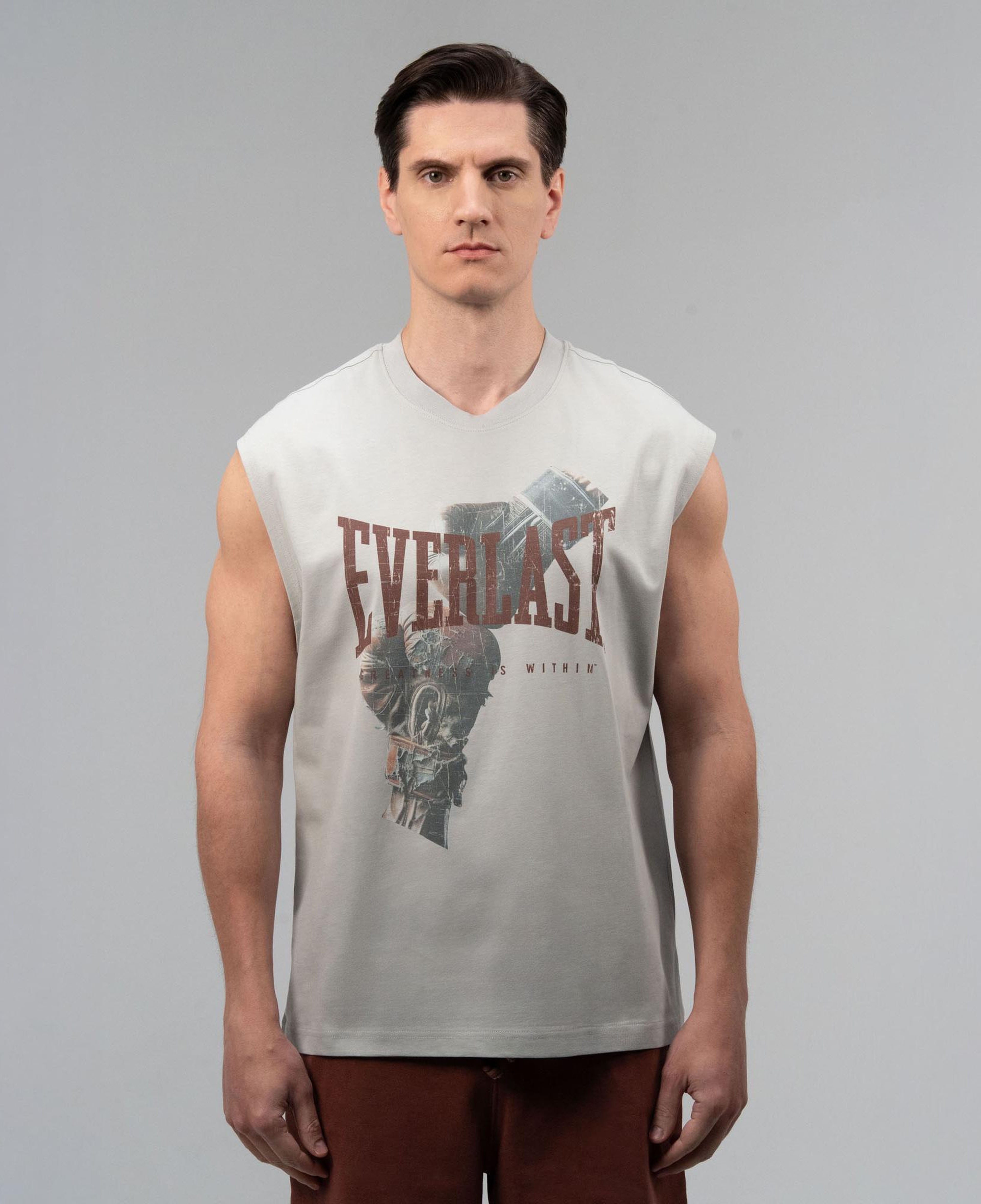 Everlast Boxing Heritage Oversize Gri Erkek T-Shirt
