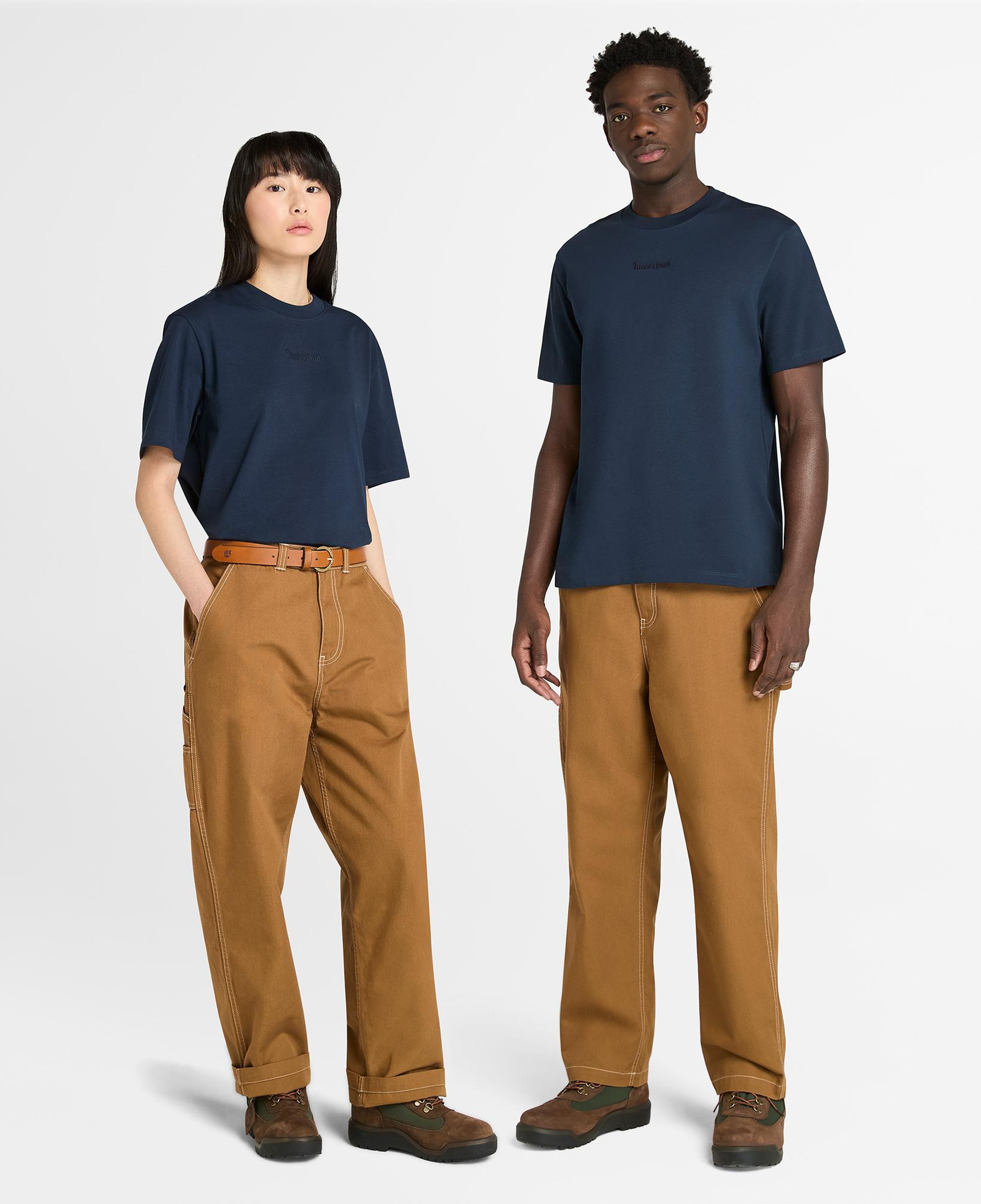 Timberland Washed Duck Canvas Carpenter Erkek Sarı Pantolon