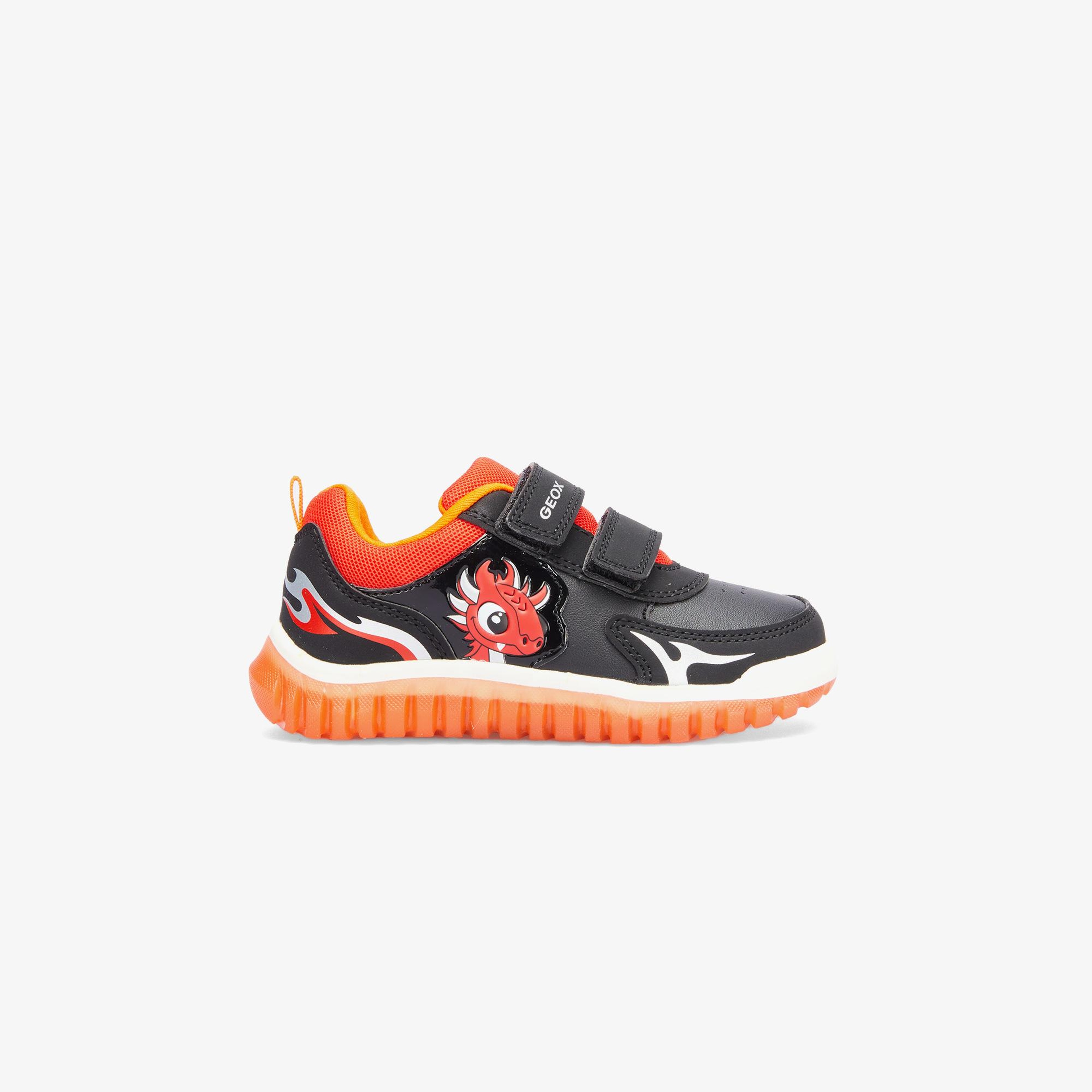 Geox B Lightyloo A Bebek Siyah Sneaker