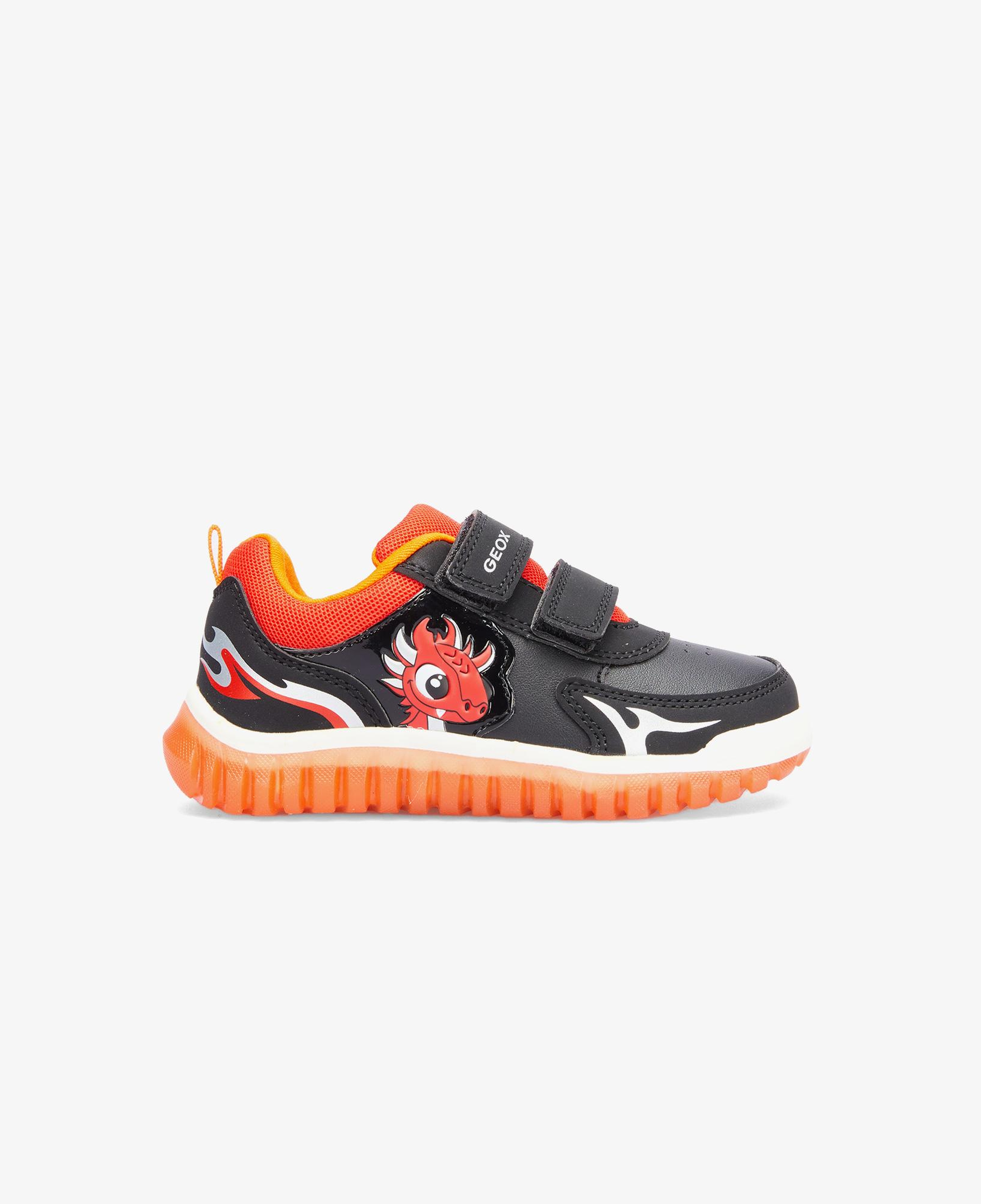 Geox B Lightyloo A Bebek Siyah Sneaker