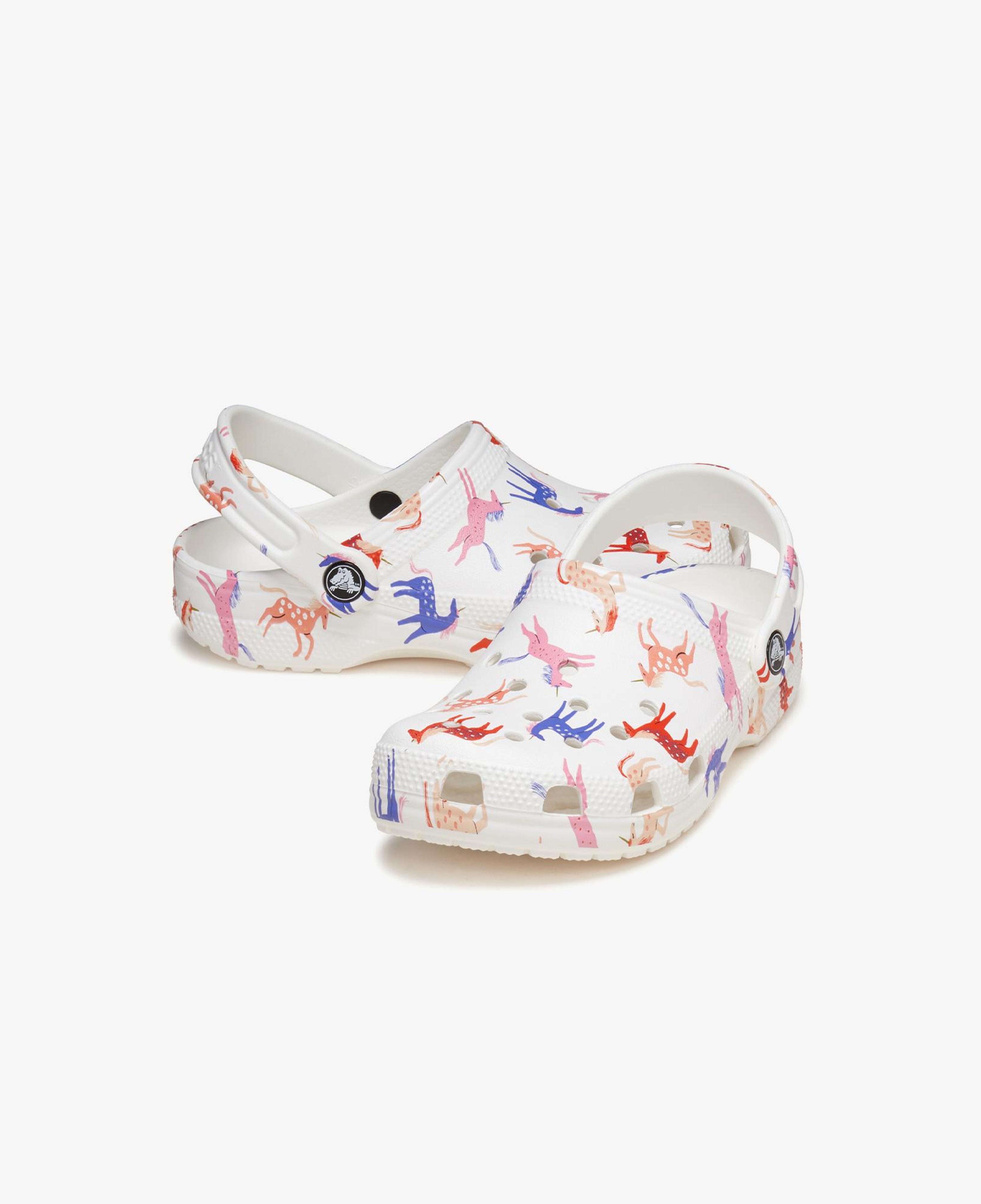 Crocs Classic Character Print T Bebek Beyaz Terlik