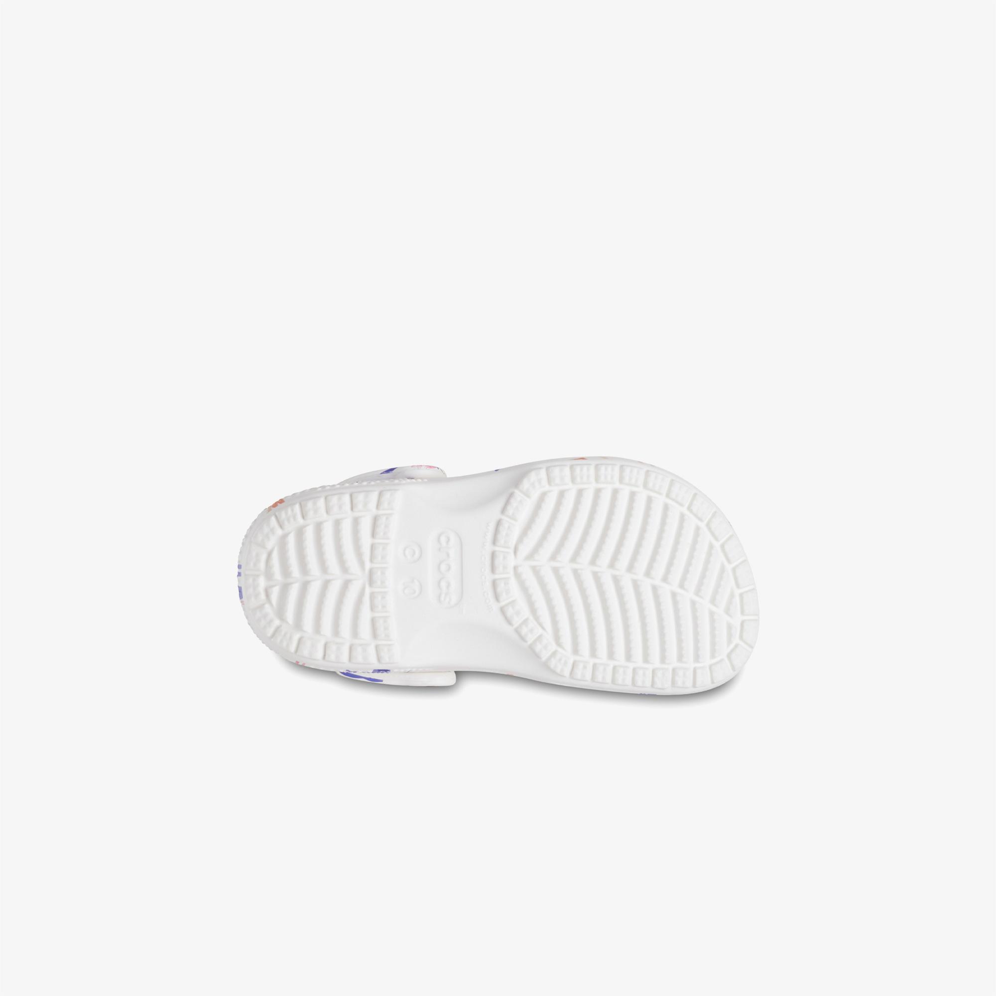 Crocs Classic Character Print T Bebek Beyaz Terlik