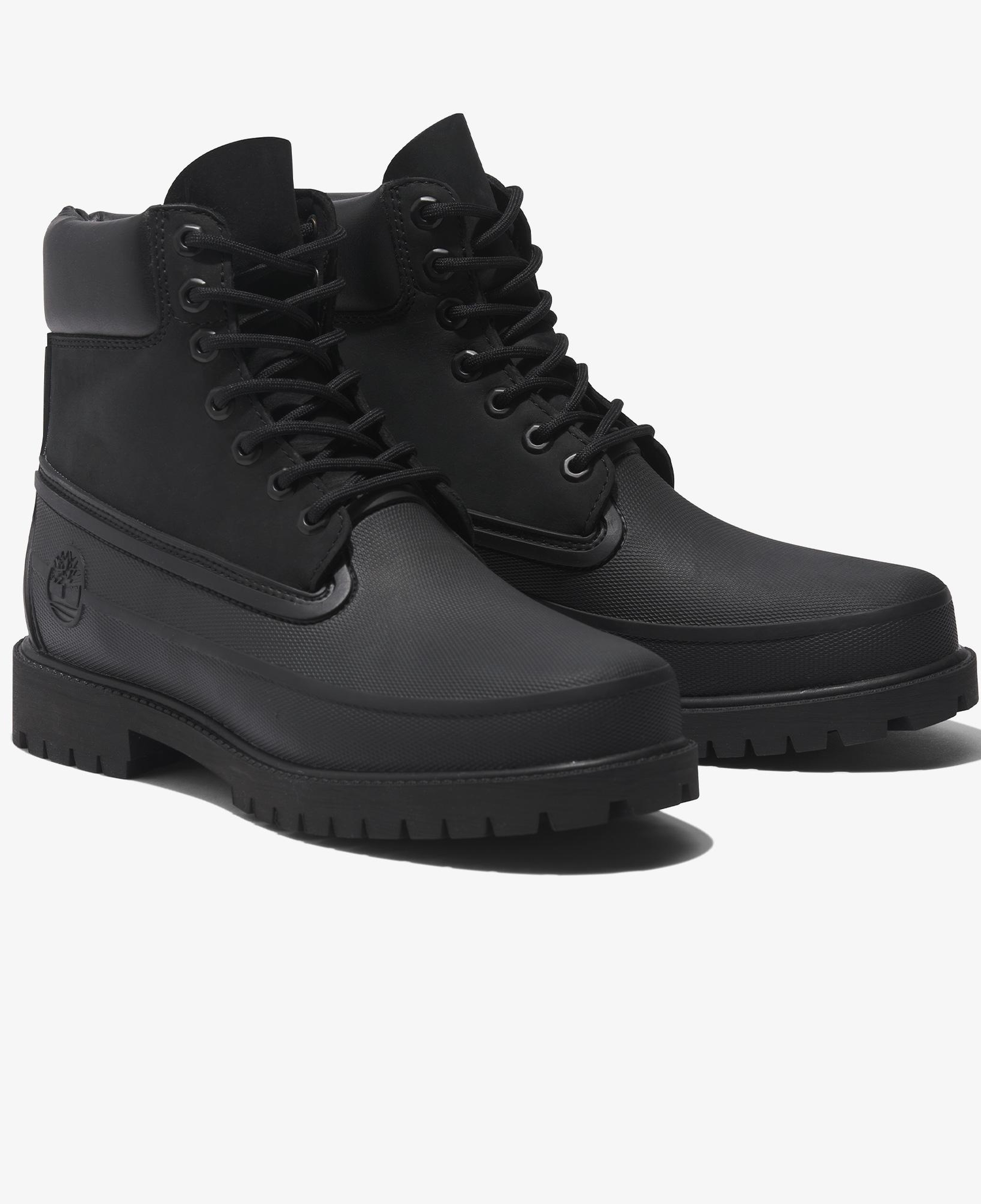 Timberland 6 Inch Lace Up Waterproof Siyah Erkek Bot