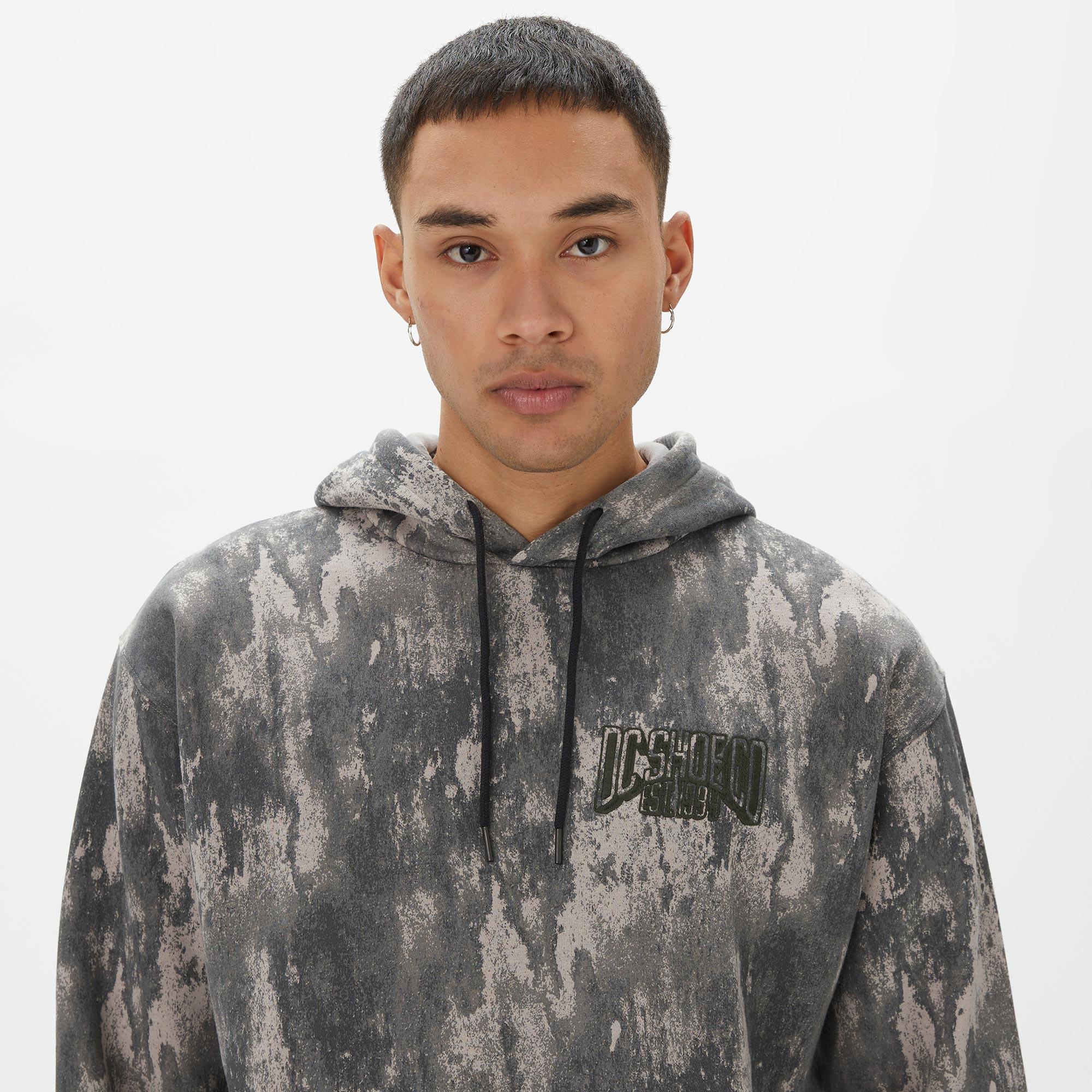 Dc Hangar Ph Erkek Gri Hoodie