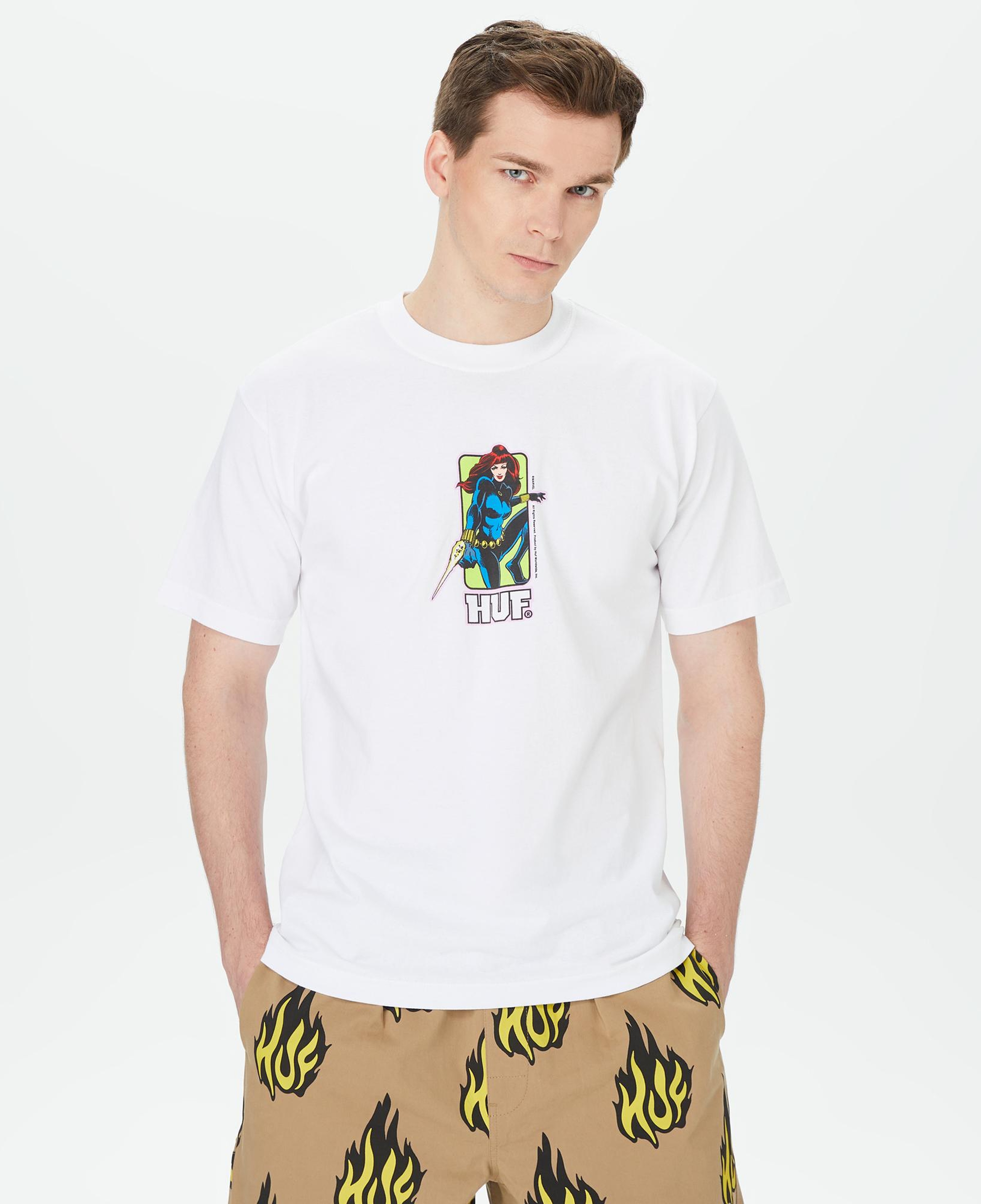 HUF Black Widow Erkek Beyaz T-Shirt