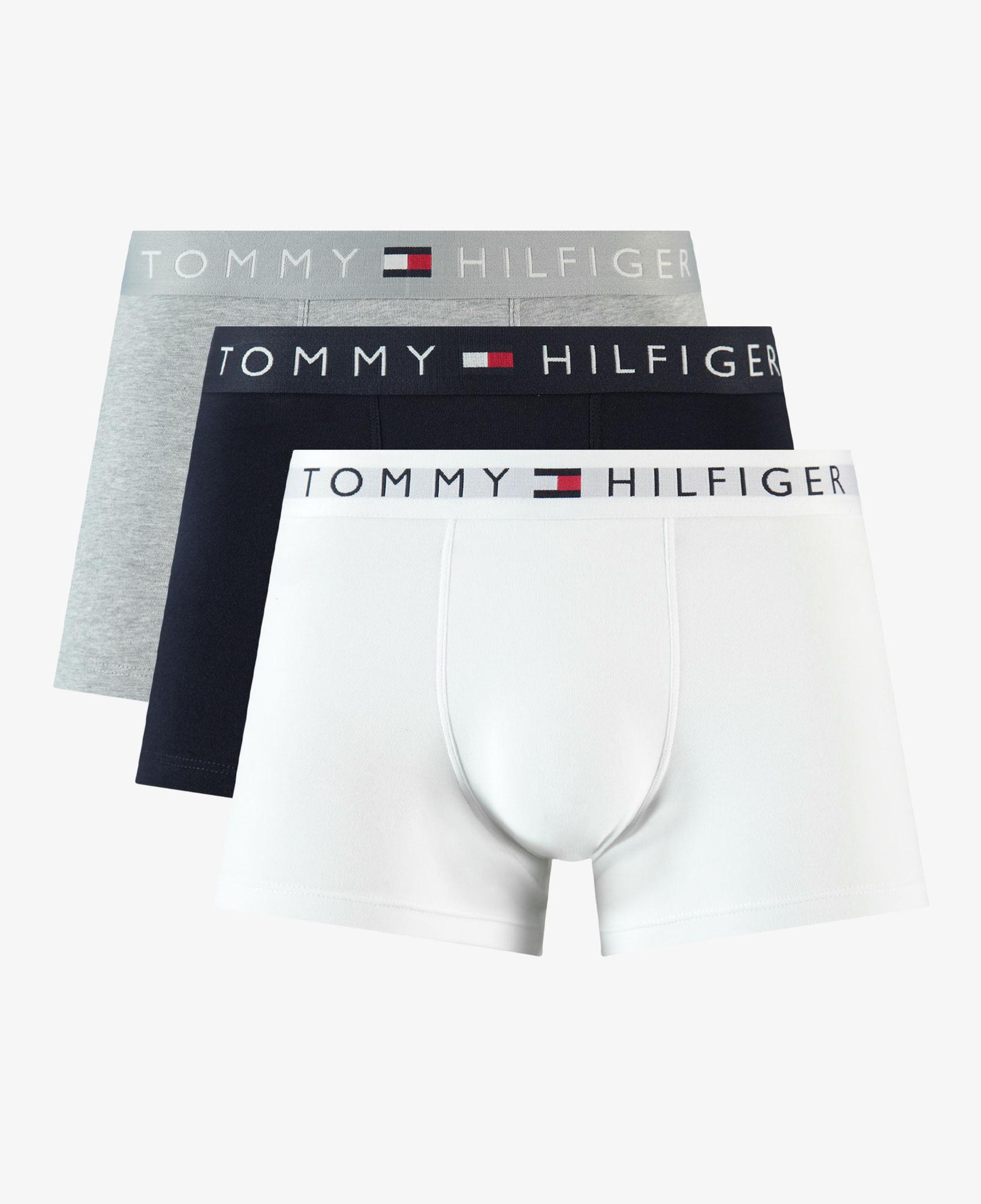 Tommy Hilfiger 3P Trunk Wb Erkek Gri Boxer