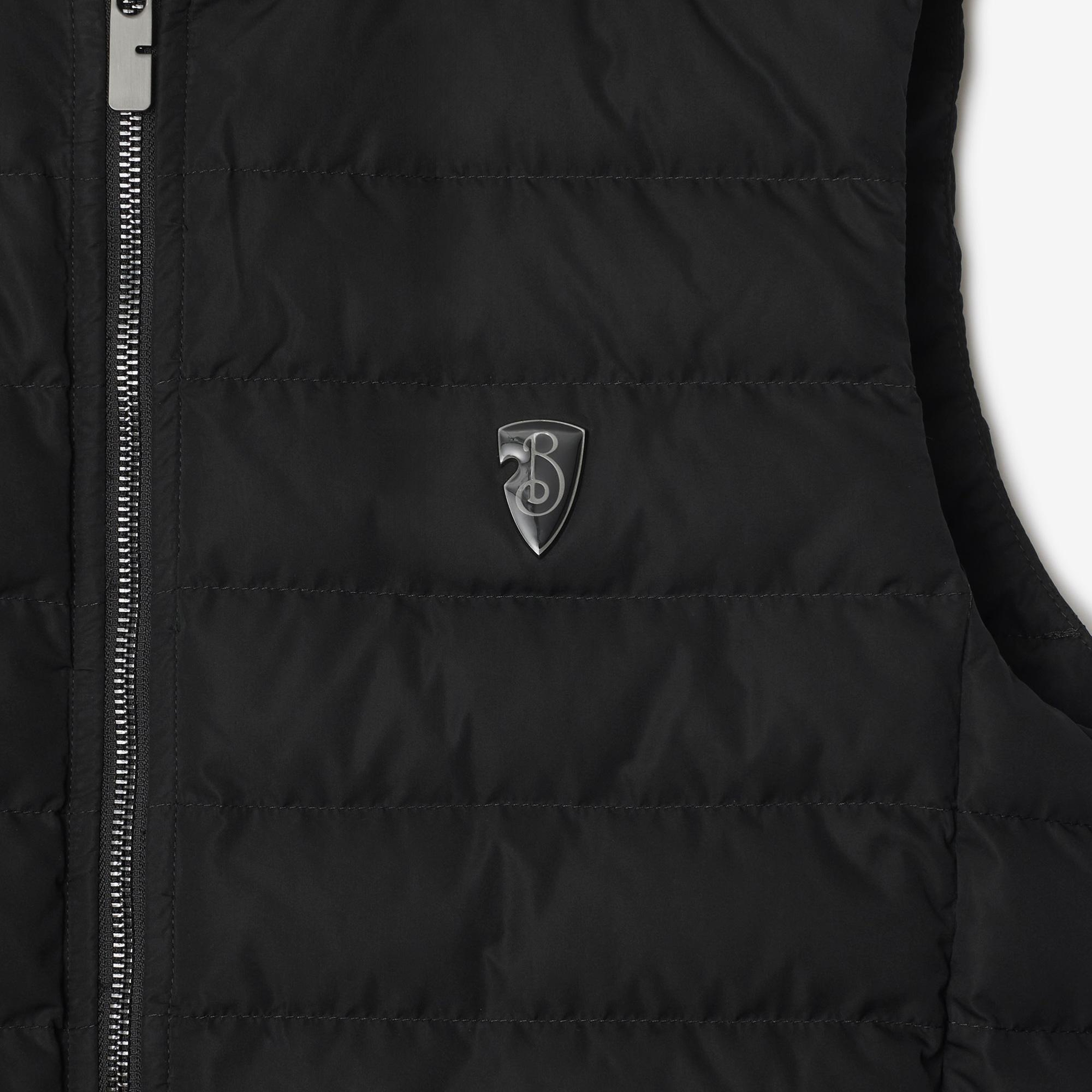Burberry Tec Puffer Gilet Erkek Siyah Mont