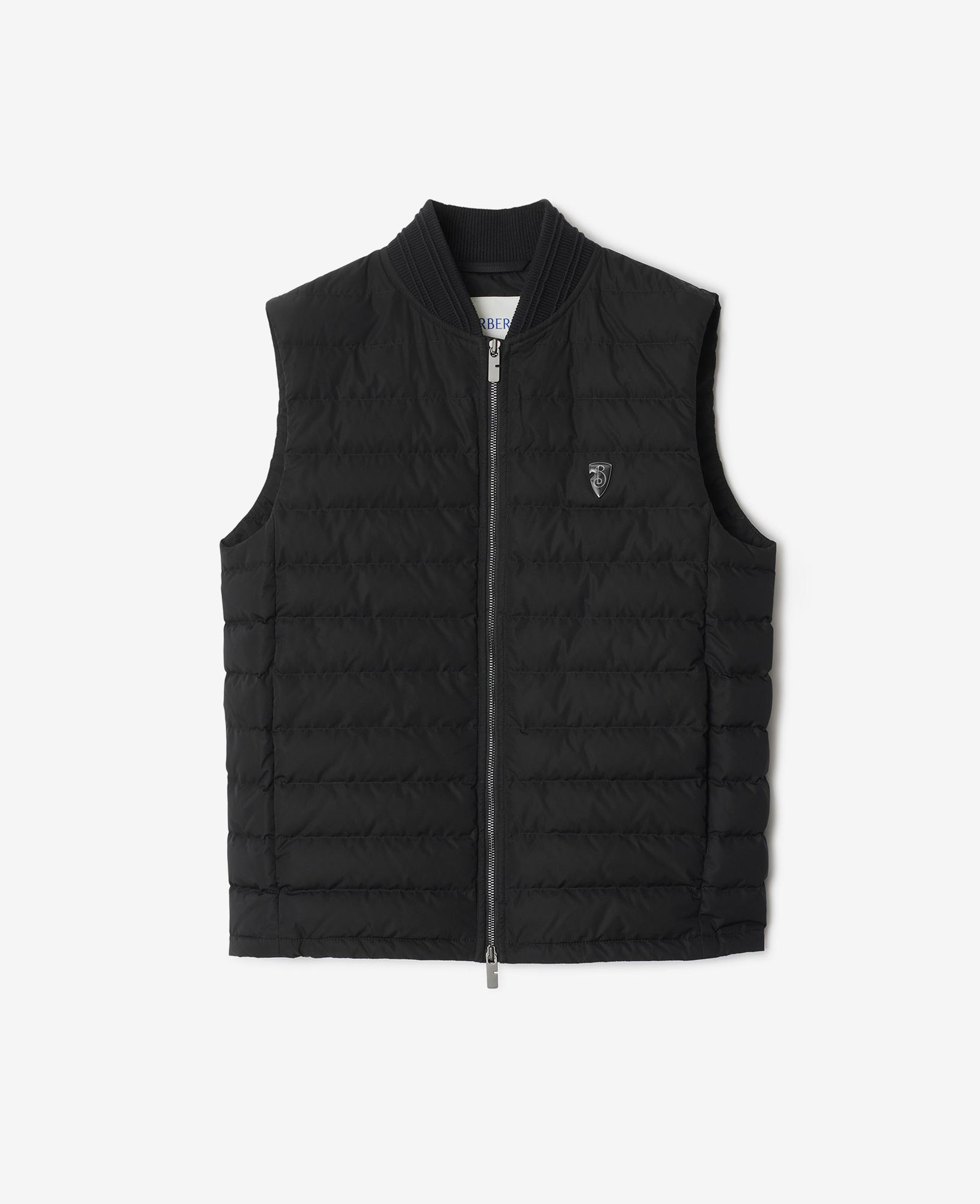 Burberry Tec Puffer Gilet Erkek Siyah Mont