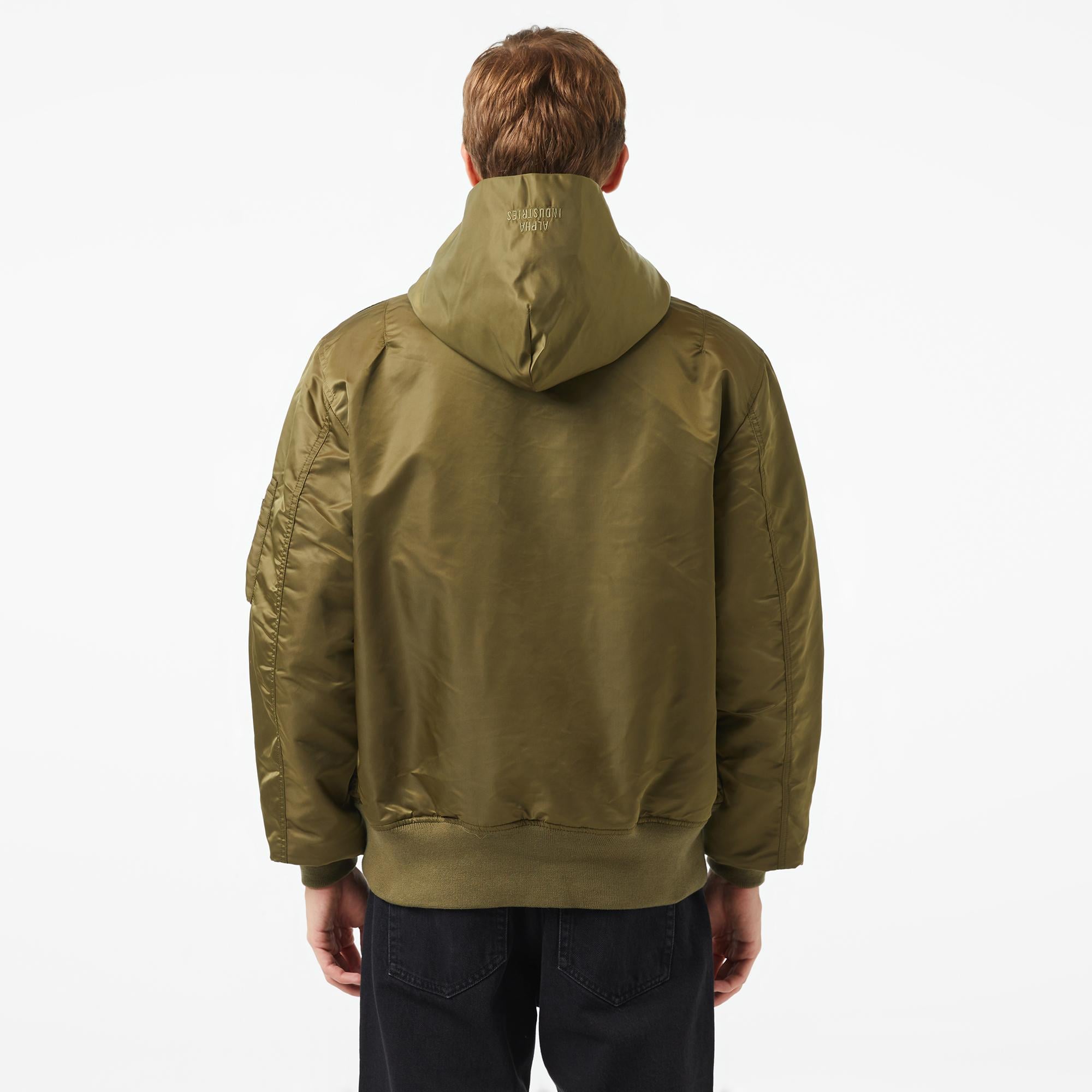 Alpha Industries Pull-Over Hooded Ma-1 Unisex Yeşil Sweatshirt