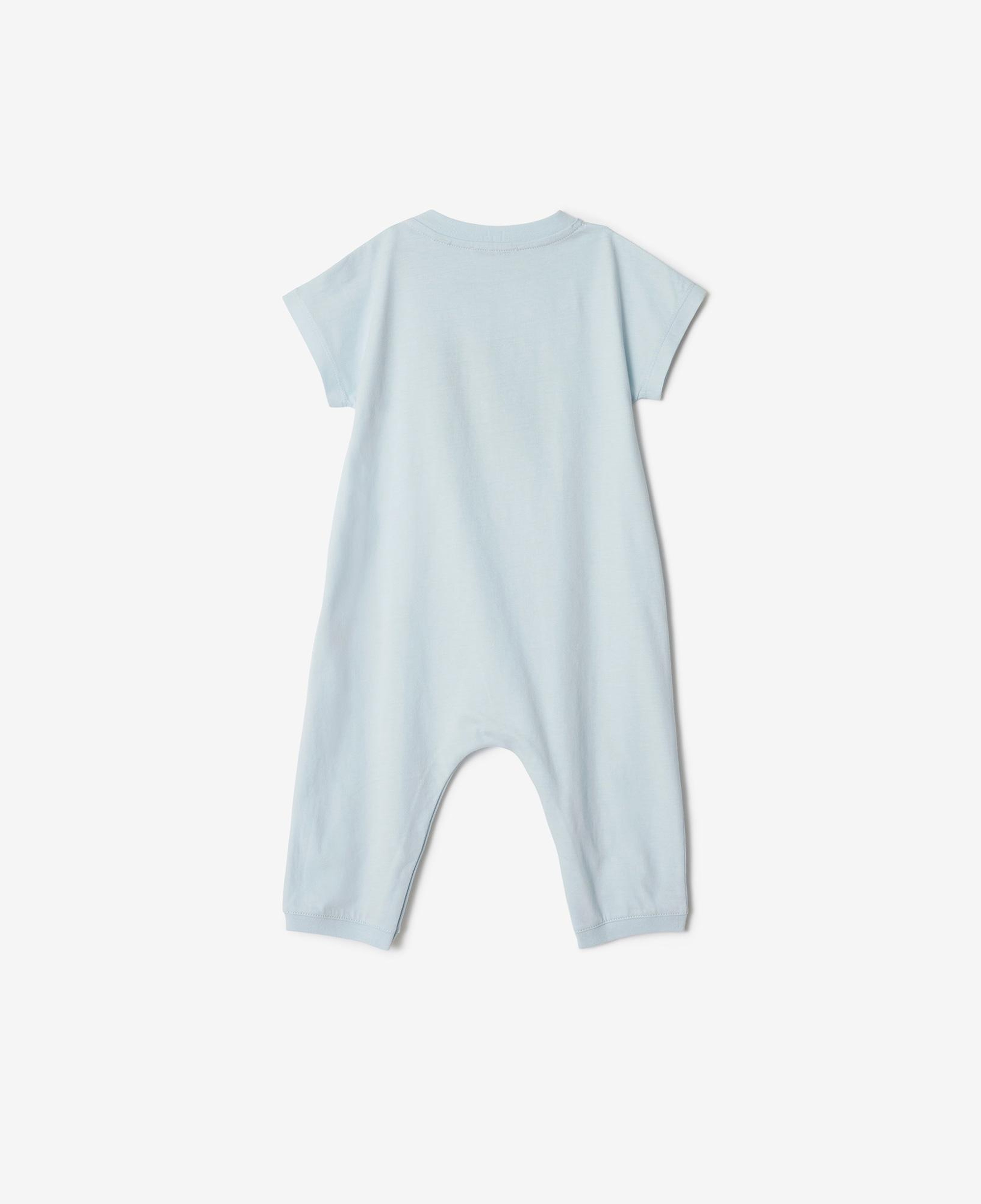 Burberry Jensen Snail Cotton Playsuit Çocuk Mavi Tulum
