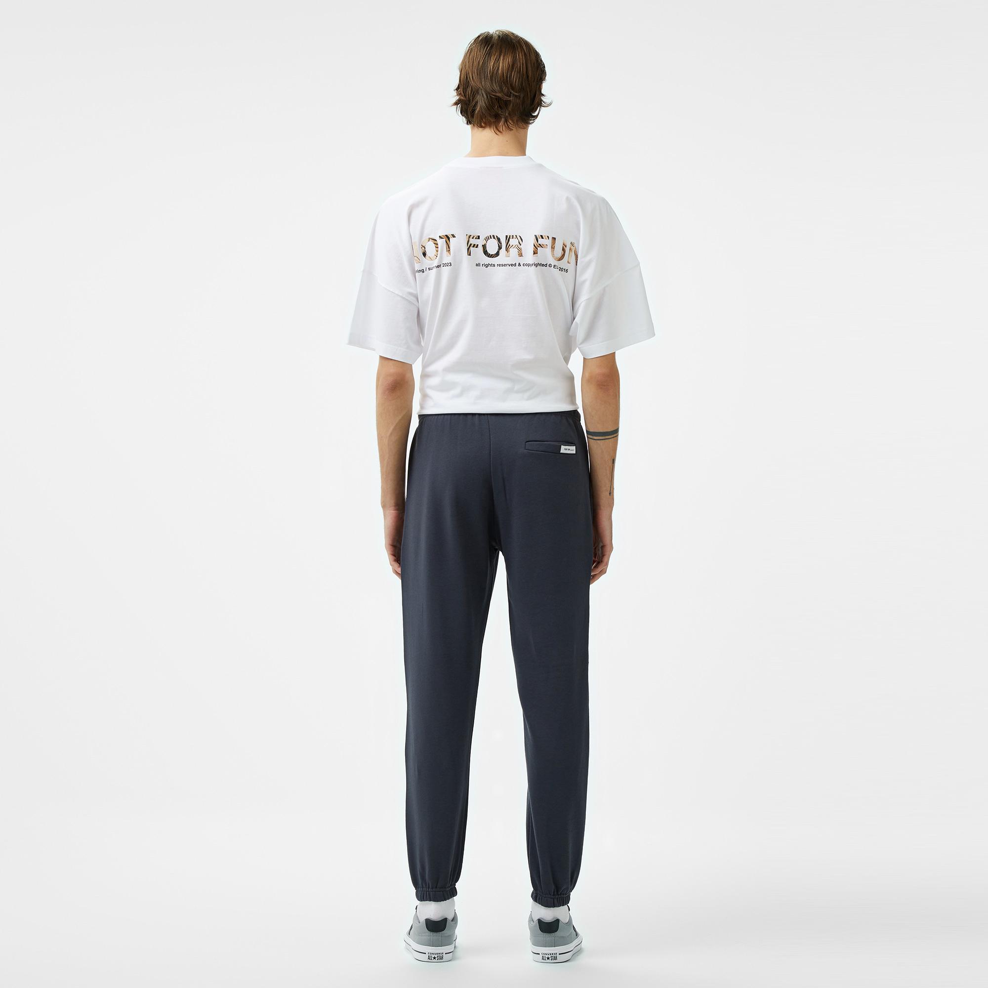Forfun Reflective Ff Erkek Gri Eşofman Altı