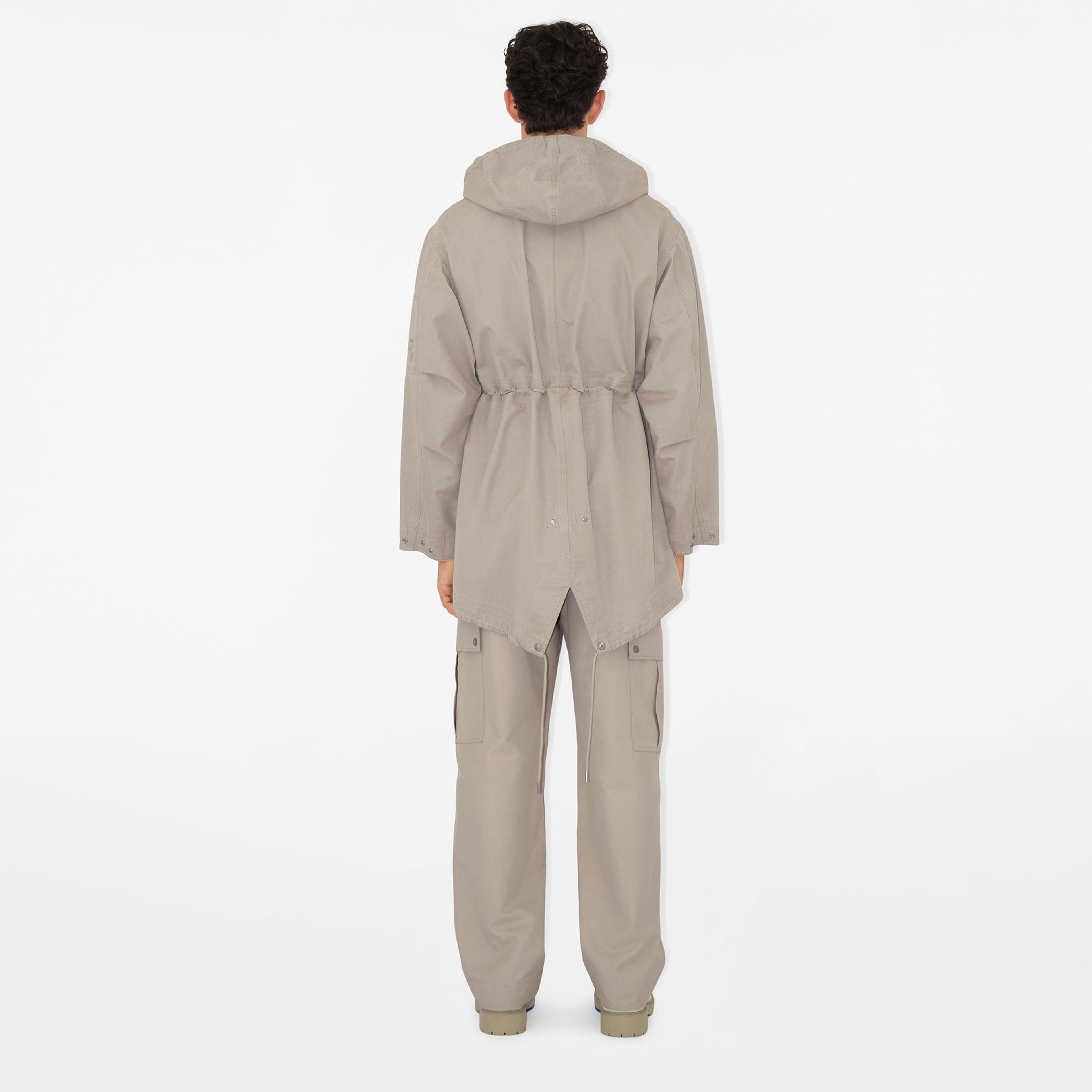 Burberry Tec Bonded Cotton Erkek Krem Mont