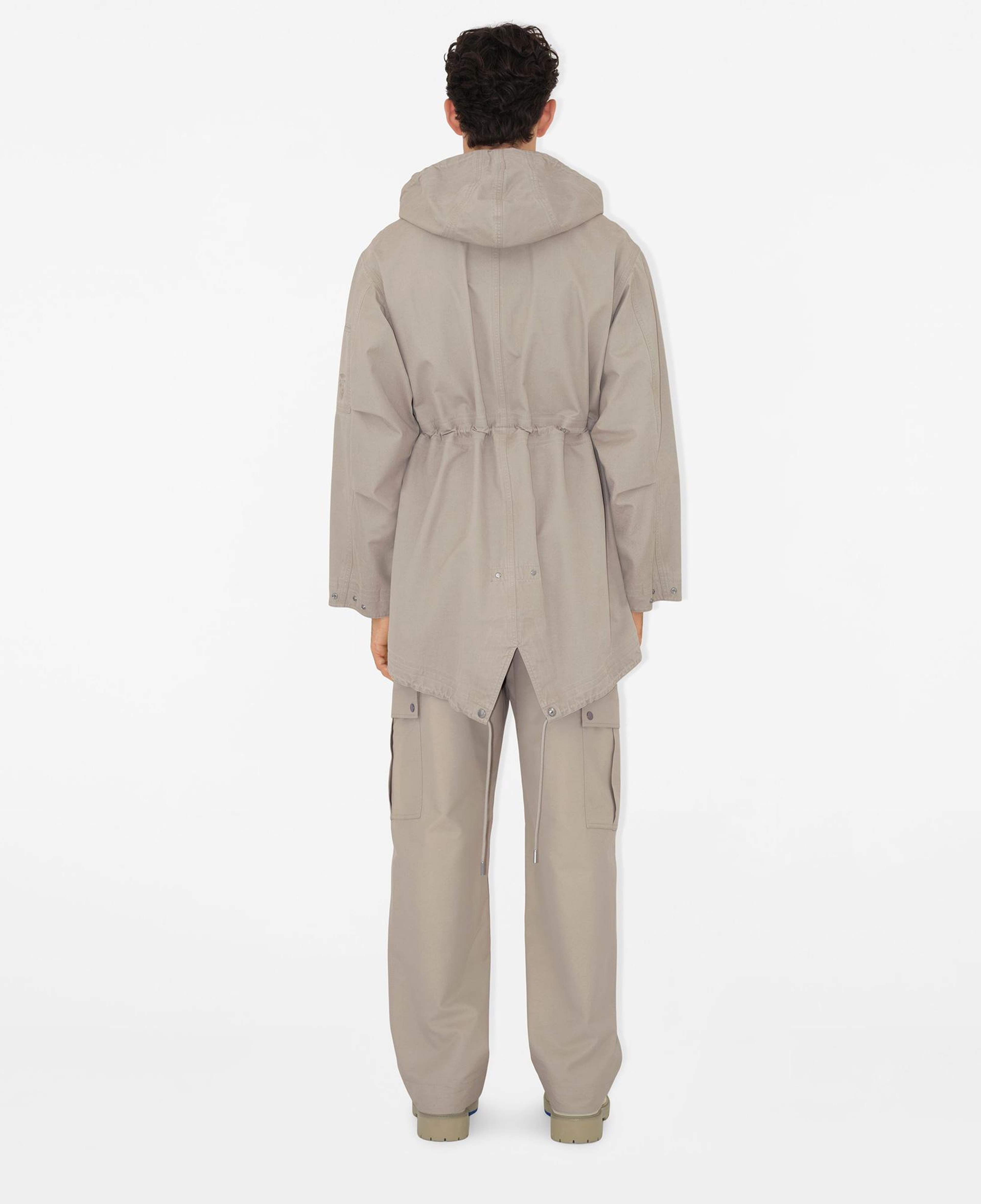 Burberry Tec Bonded Cotton Erkek Krem Mont