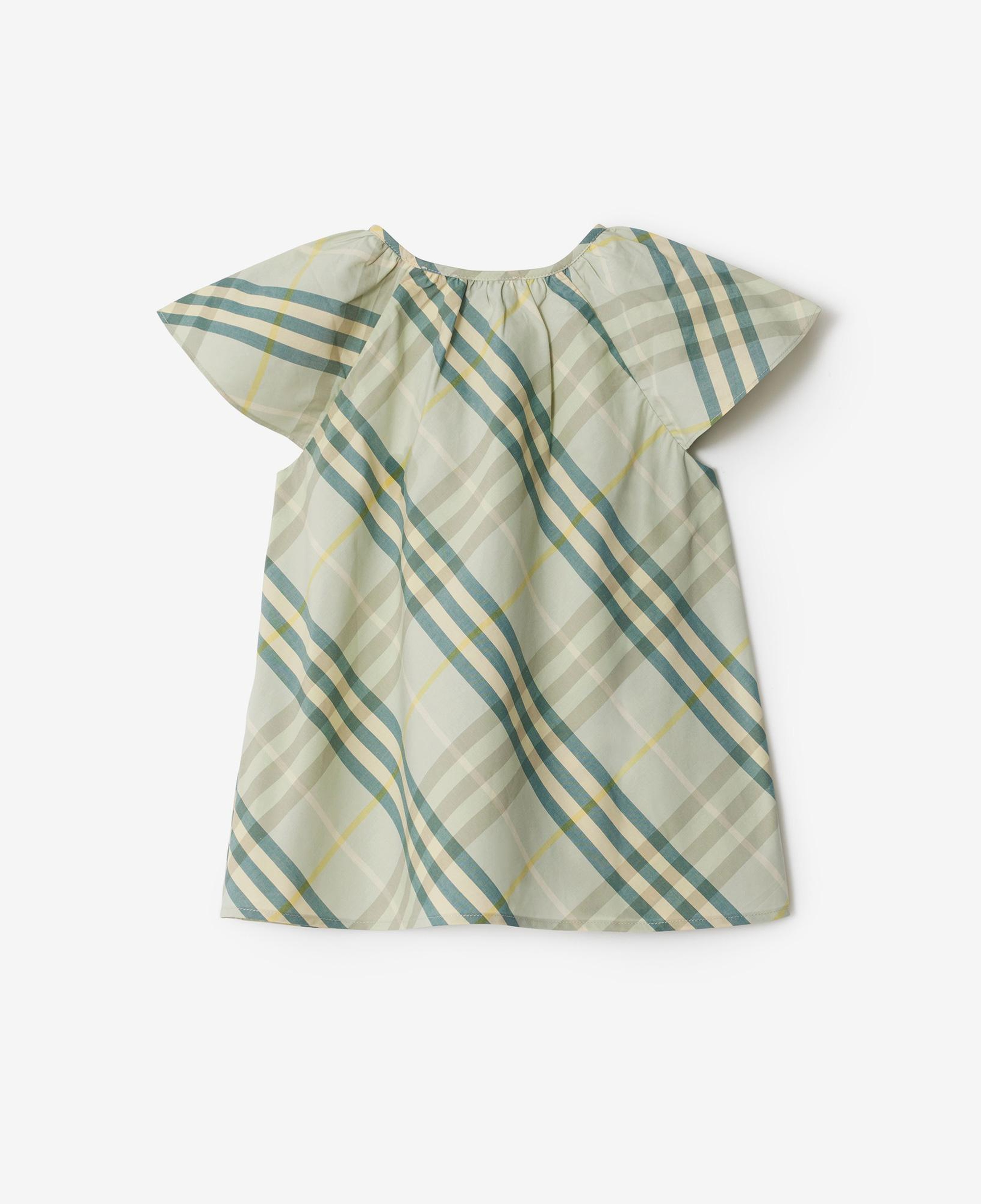 Burberry Talley Cotton Top Çocuk Krem Gömlek
