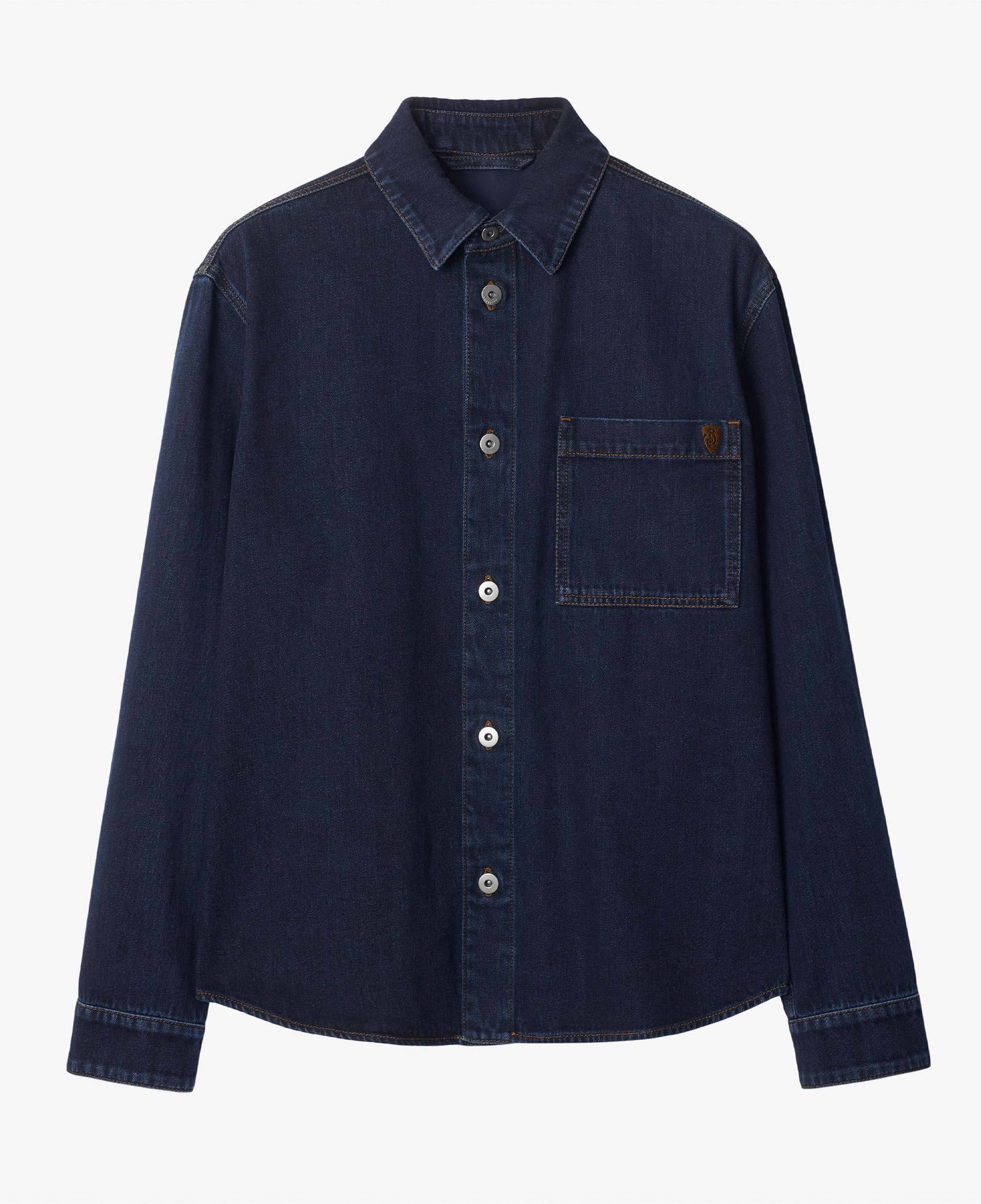 Burberry Pro Relaxed Fit Denim Erkek Mavi Gömlek