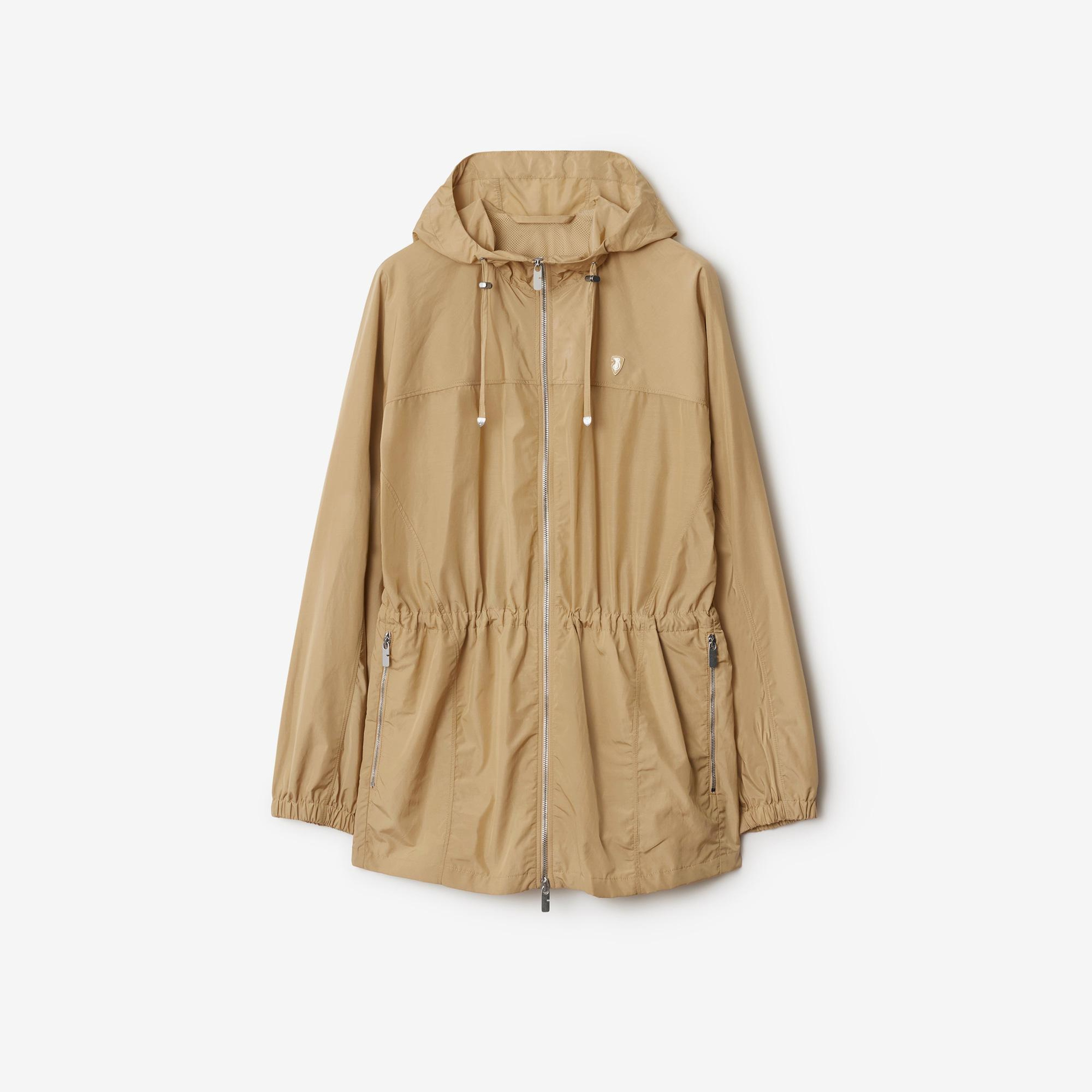 Burberry Cie Short Nylon Cotton Kadın Bej Mont