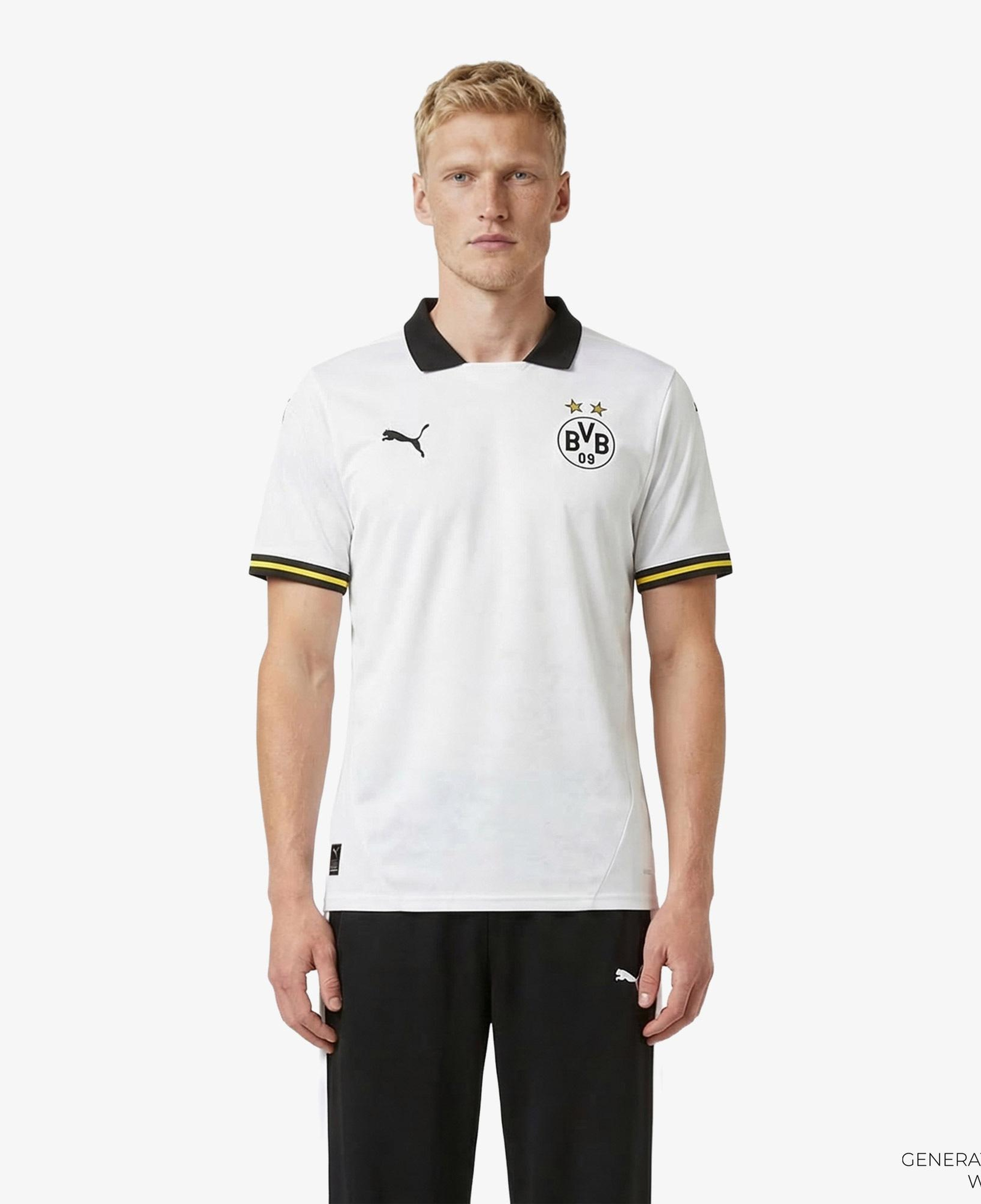Puma Bourissia Dortmund FC Erkek Beyaz Forma