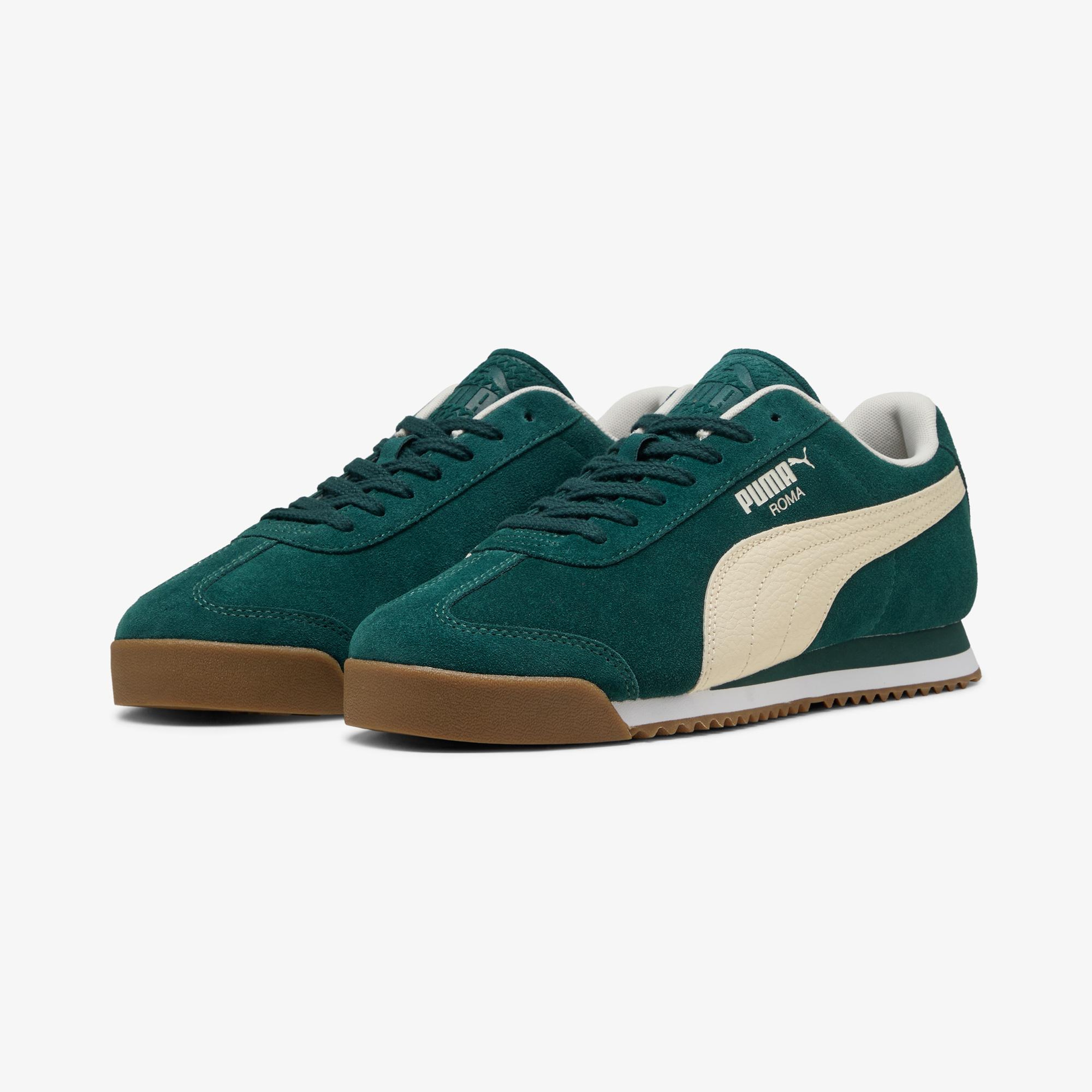 Puma Roma Suede Unisex Yeşil Spor Ayakkabı