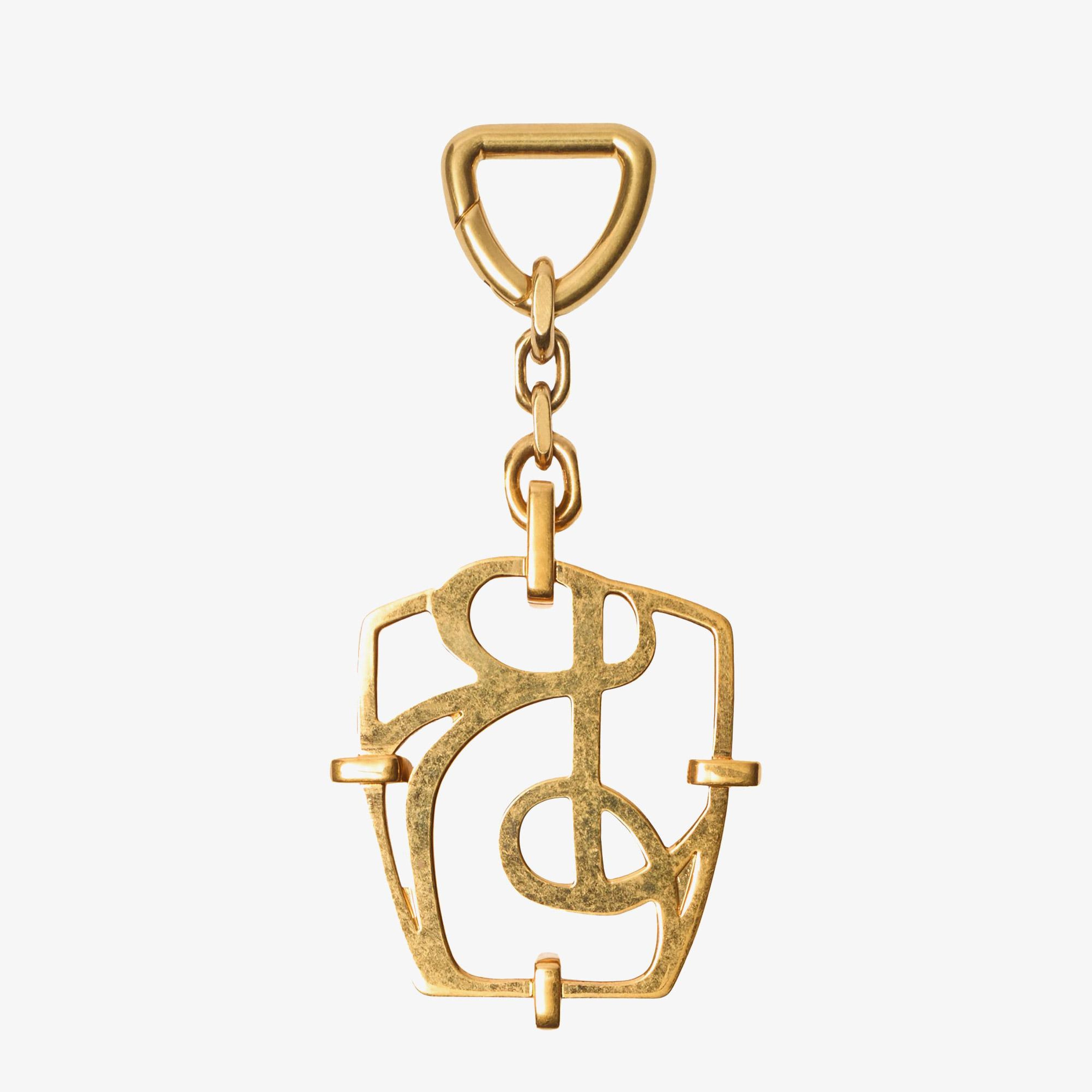 Burberry Shield Charm Kadın Altın Anahtarlık