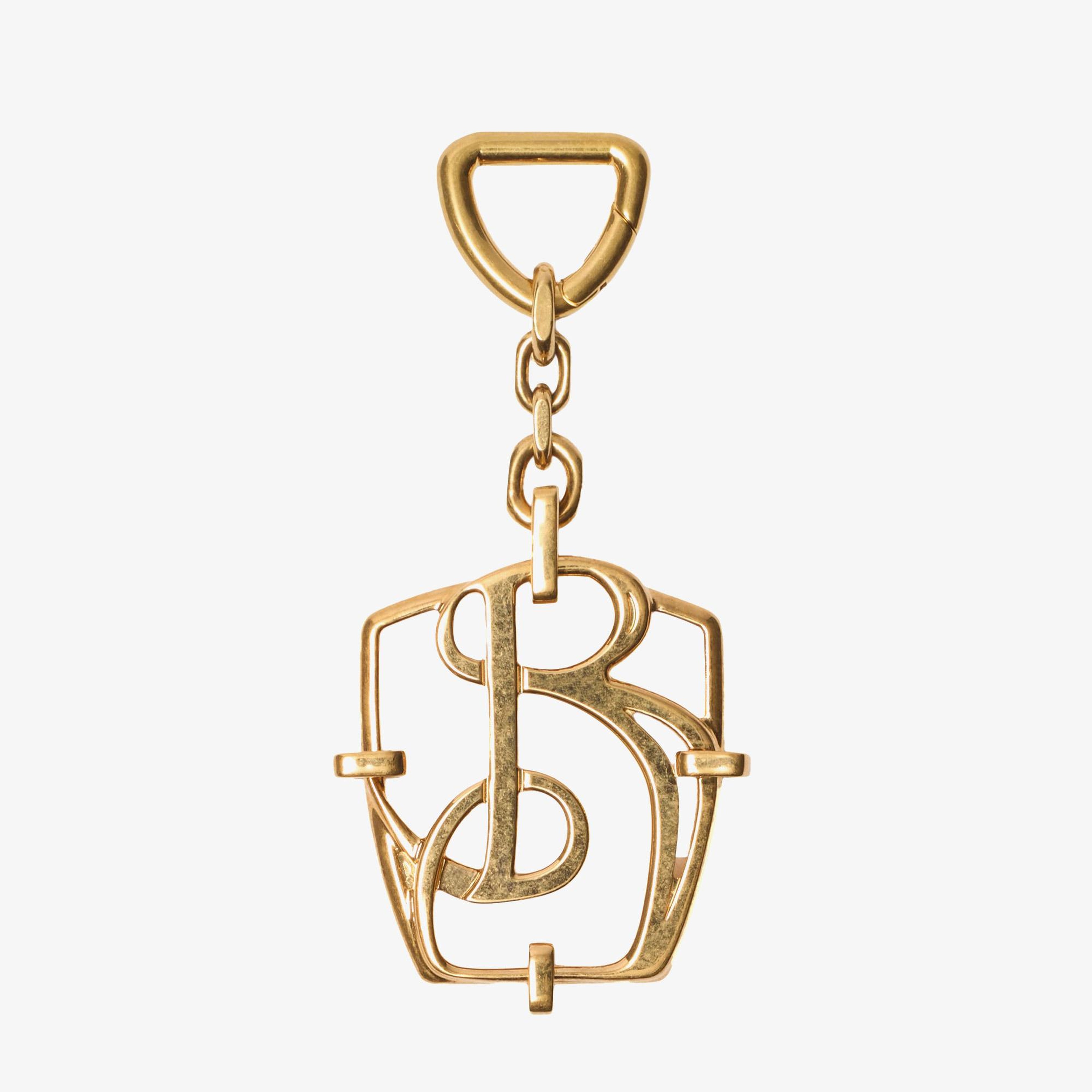 Burberry Shield Charm Kadın Altın Anahtarlık