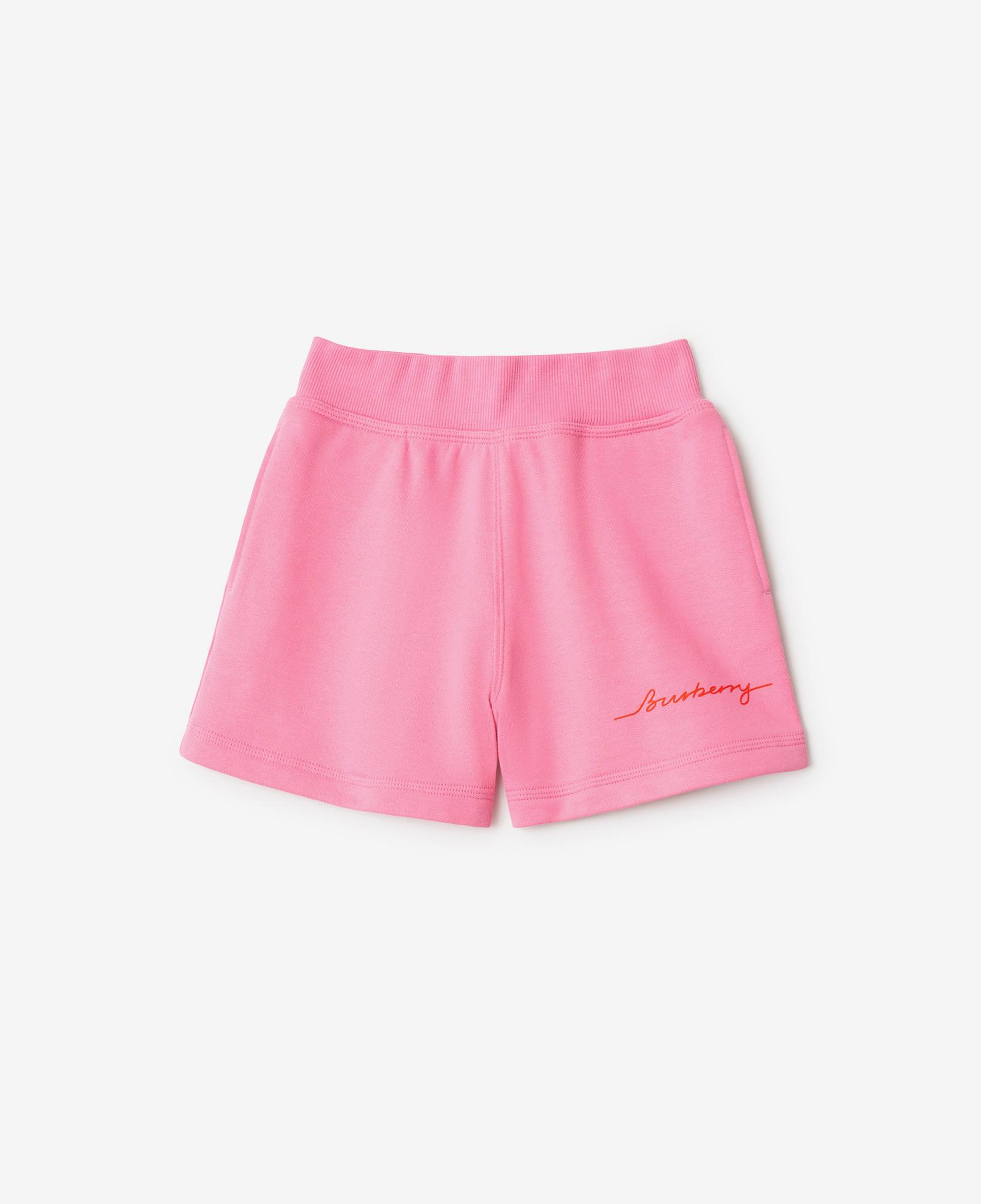 Burberry Caterina Logo Cotton Çocuk Pembe Şort