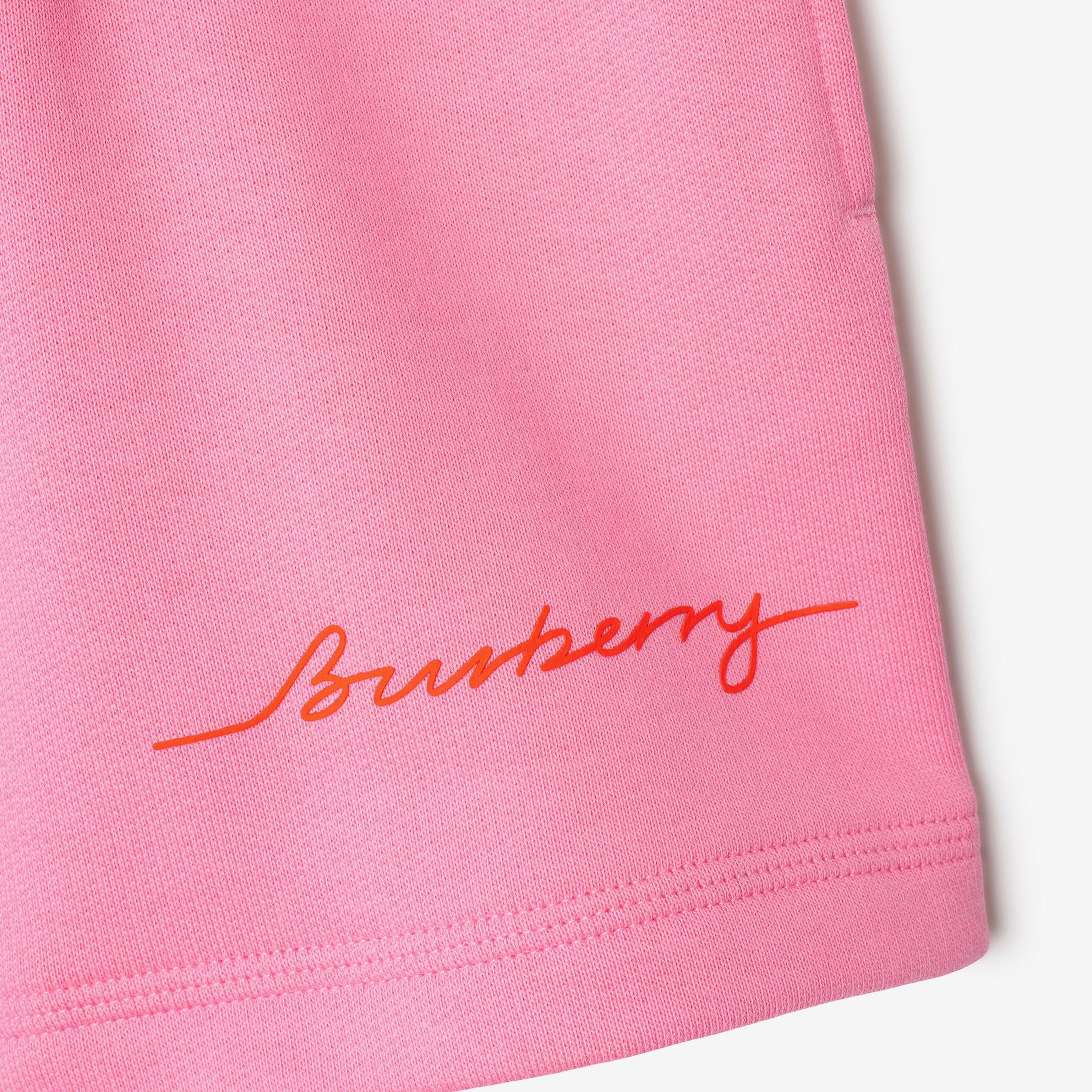 Burberry Caterina Logo Cotton Çocuk Pembe Şort
