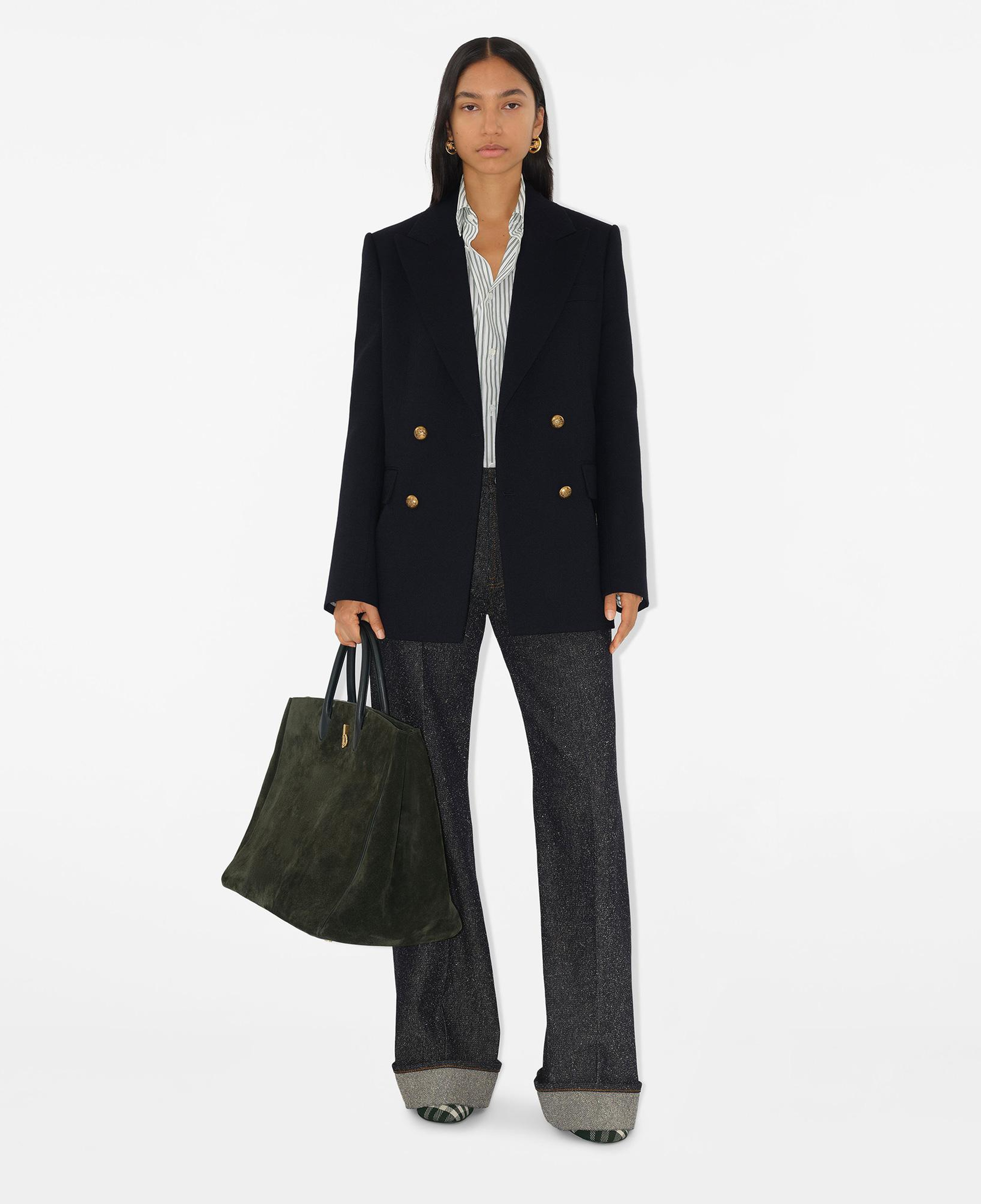 Burberry Wool Tailored Kadın Lacivert Ceket