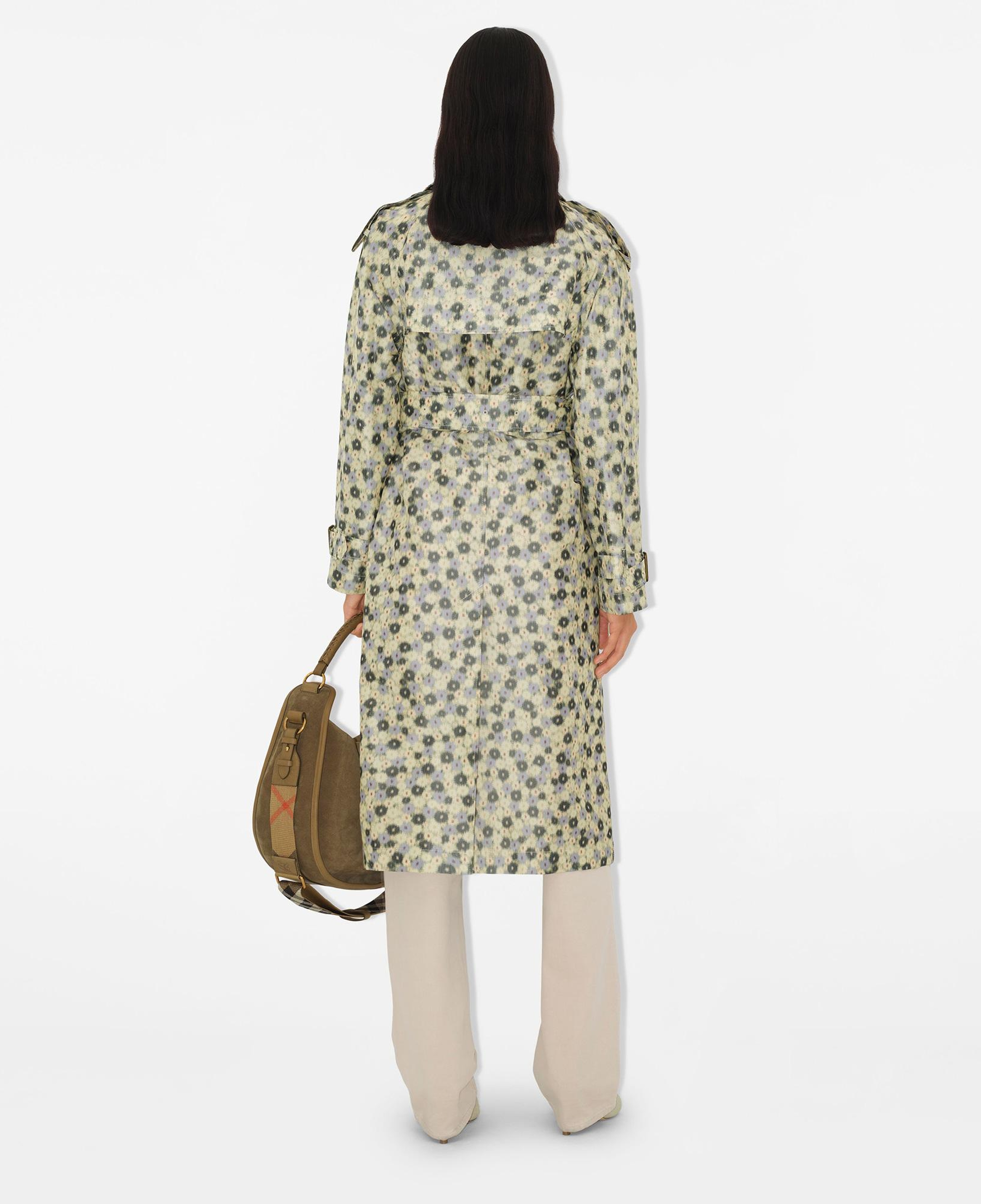 Burberry Cas Long Daisy Lightweight Kadın Sarı Trençkot