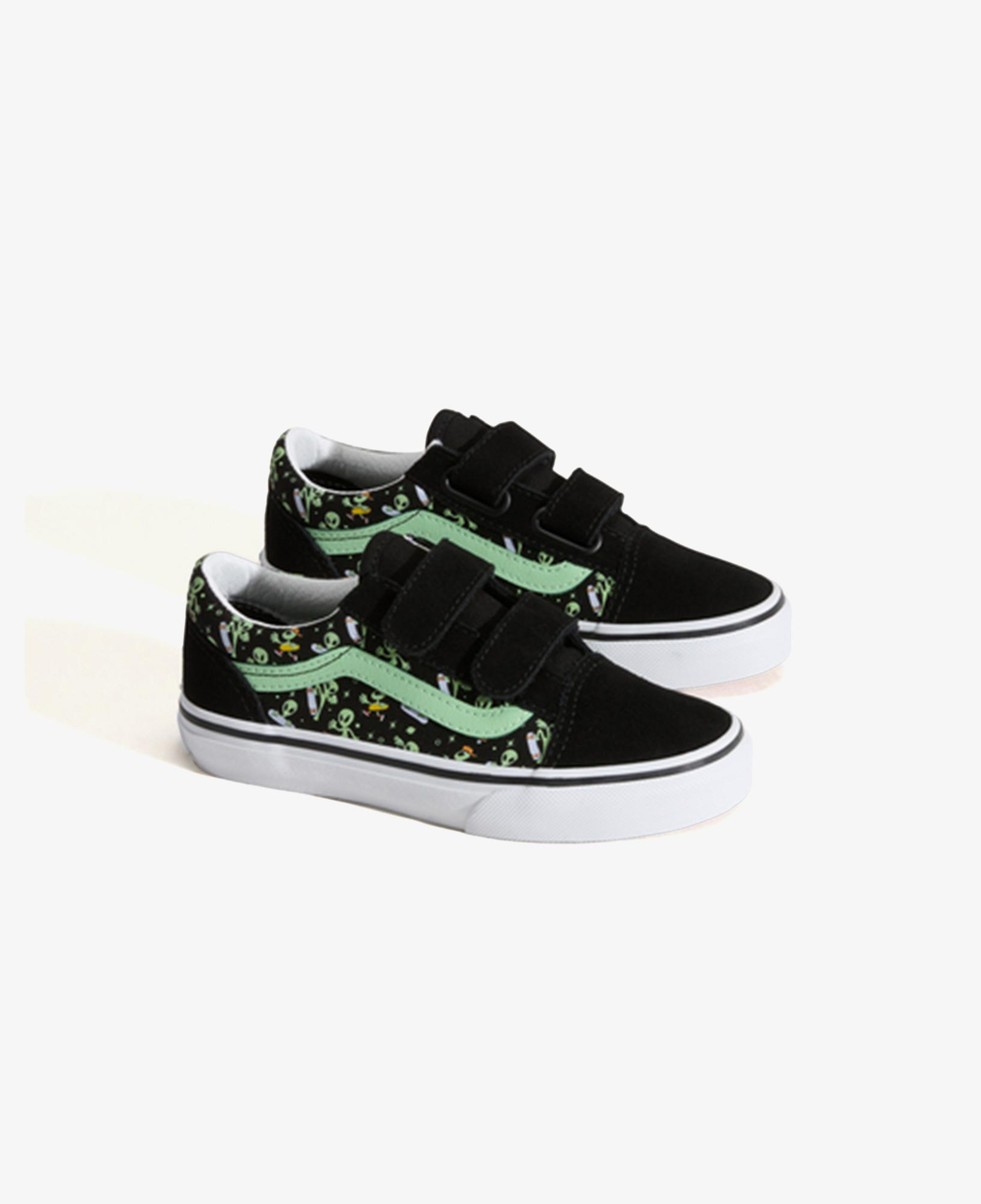 Vans Old Skool V Çocuk Siyah Sneaker