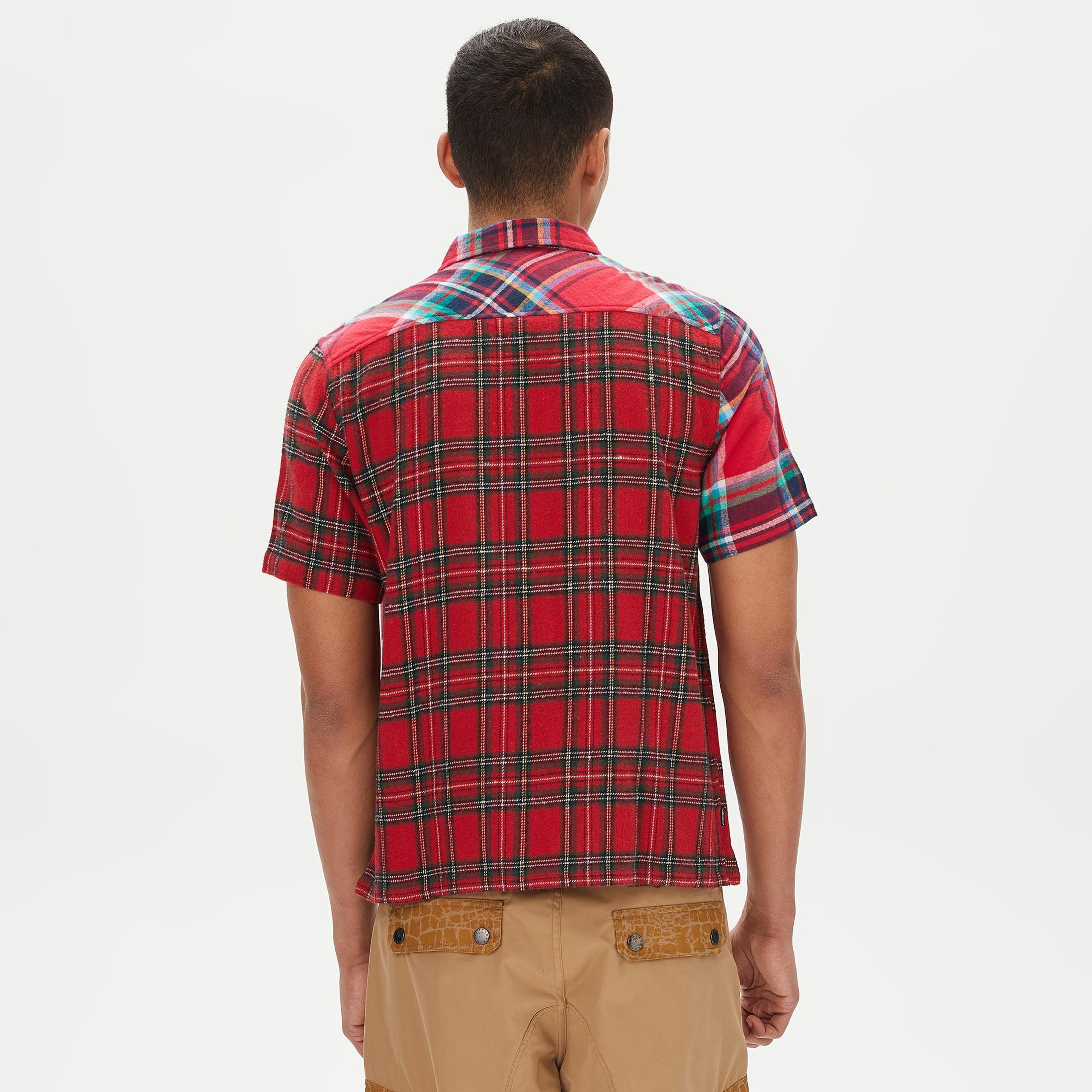 The Hundreds Crash SS Woven Erkek Kırmızı Gömlek