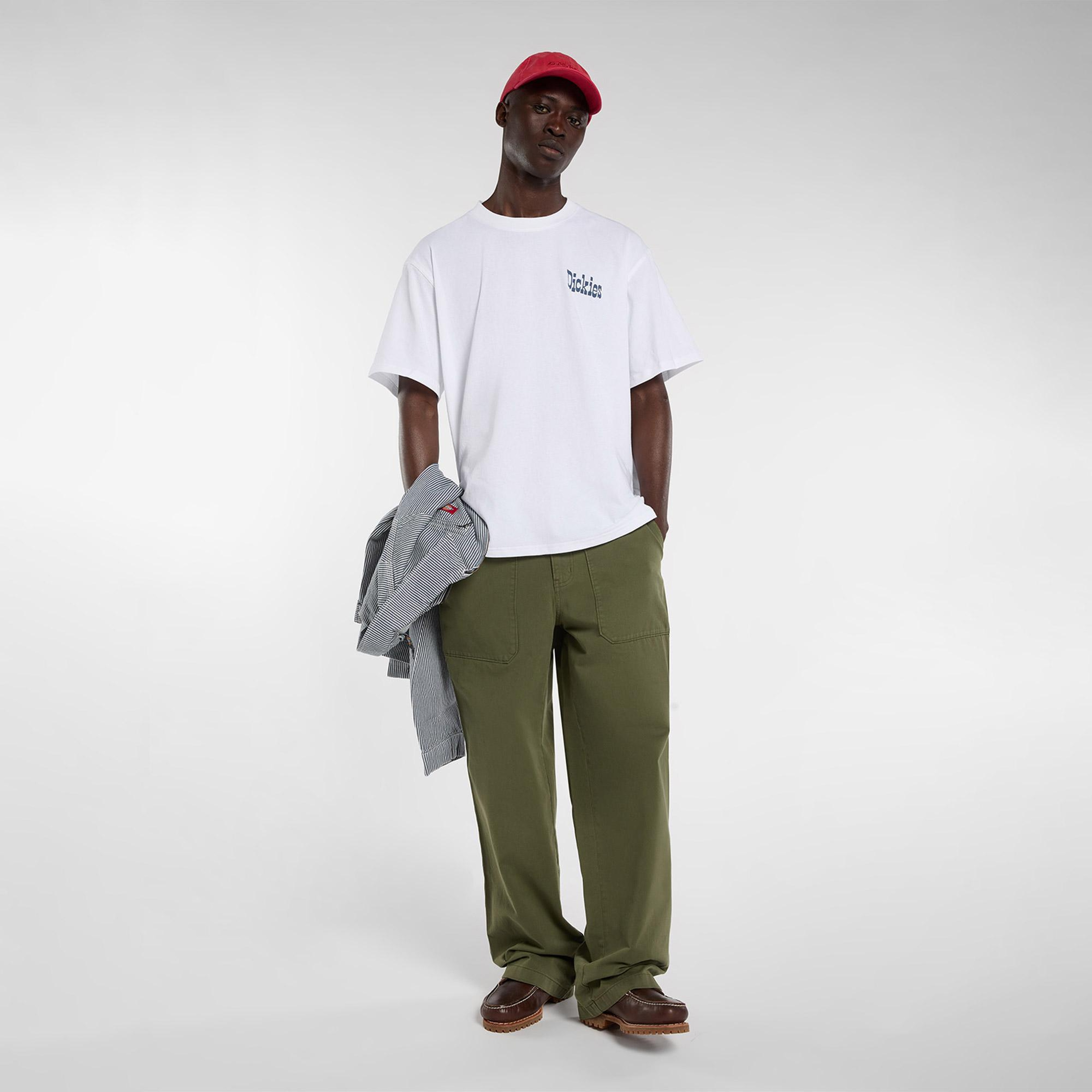 Dickies Vernal Erkek Beyaz T-Shirt