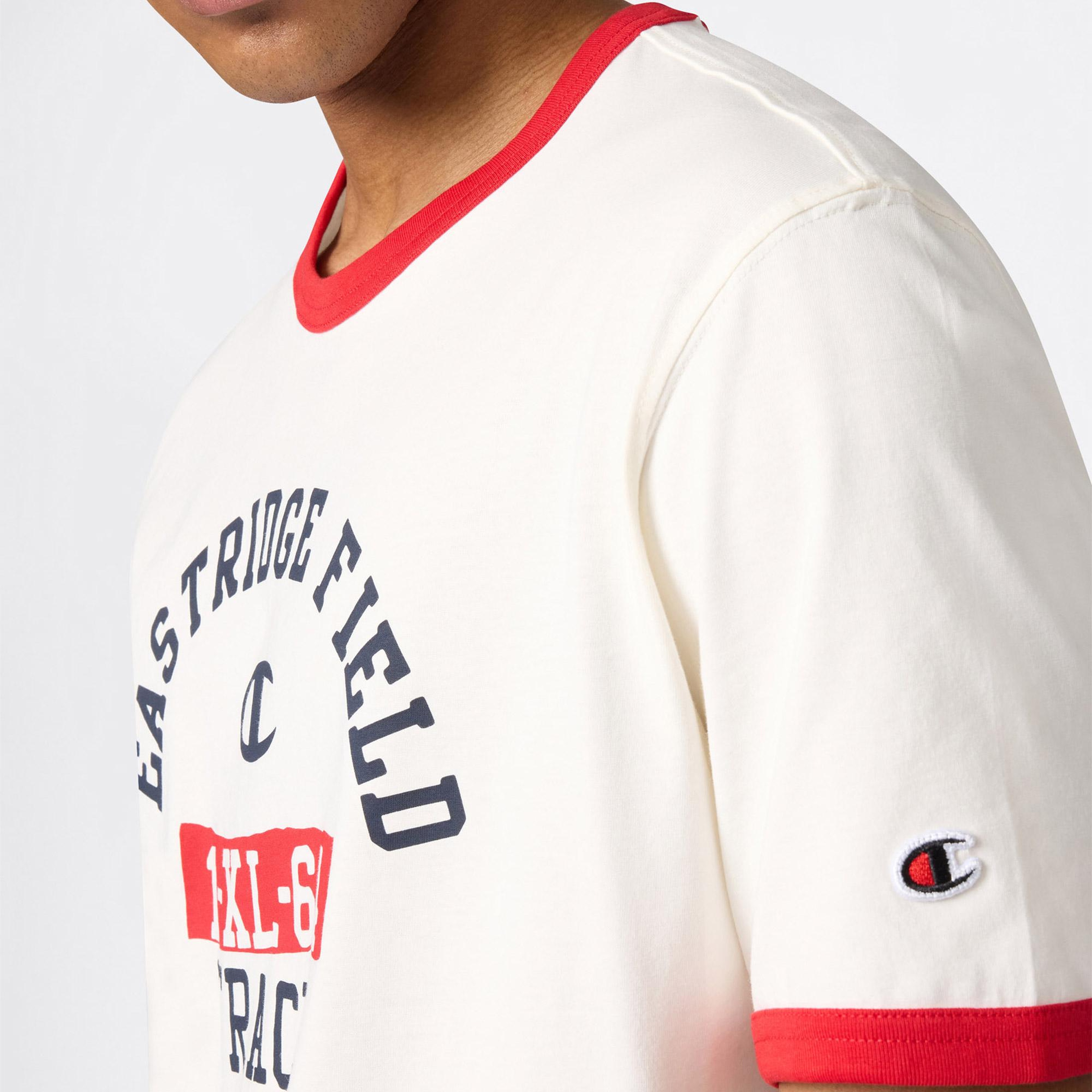Champion Ringer Erkek Beyaz T-Shirt