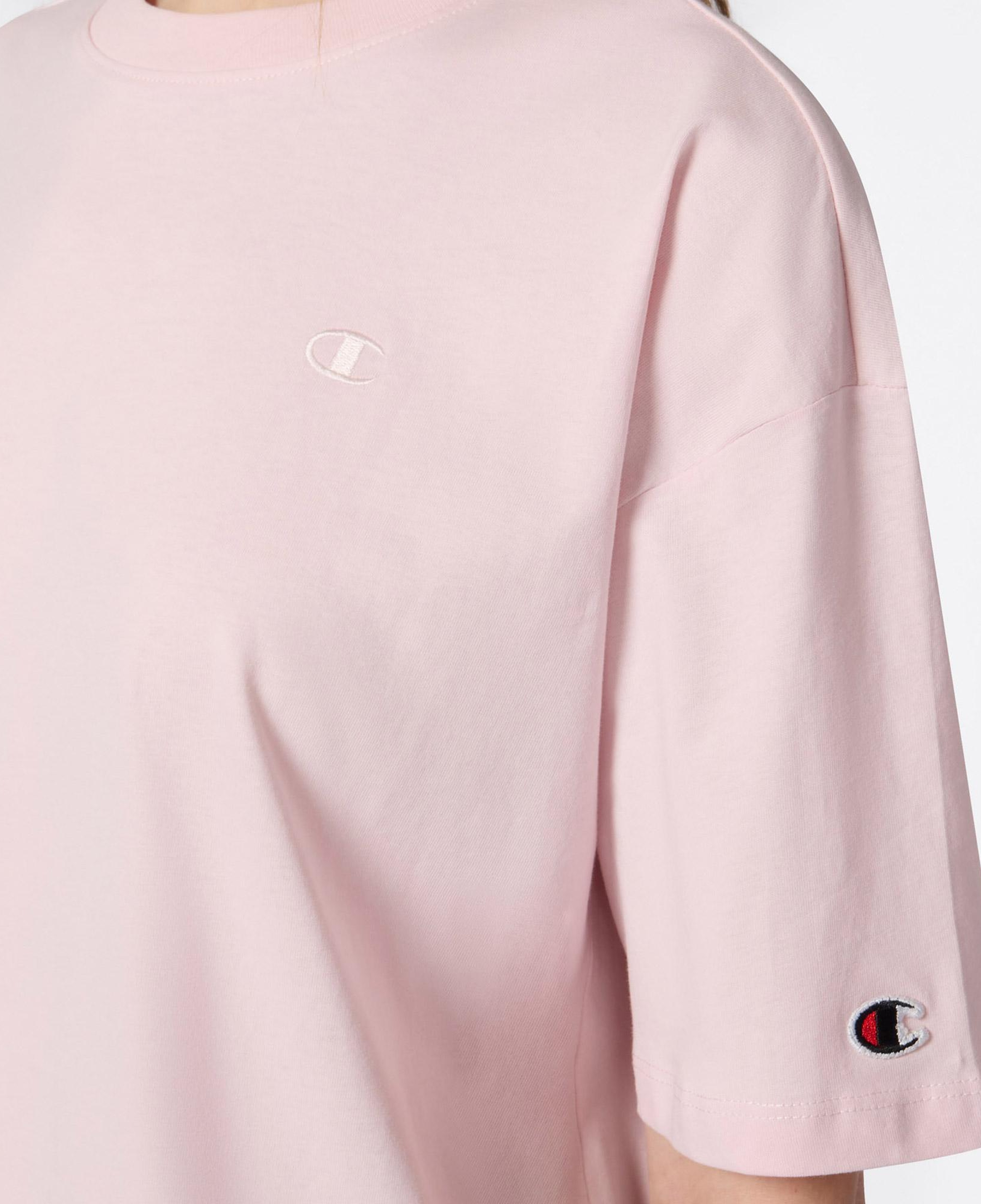 Champion SS Regular Fit Kadın Pembe T-Shirt