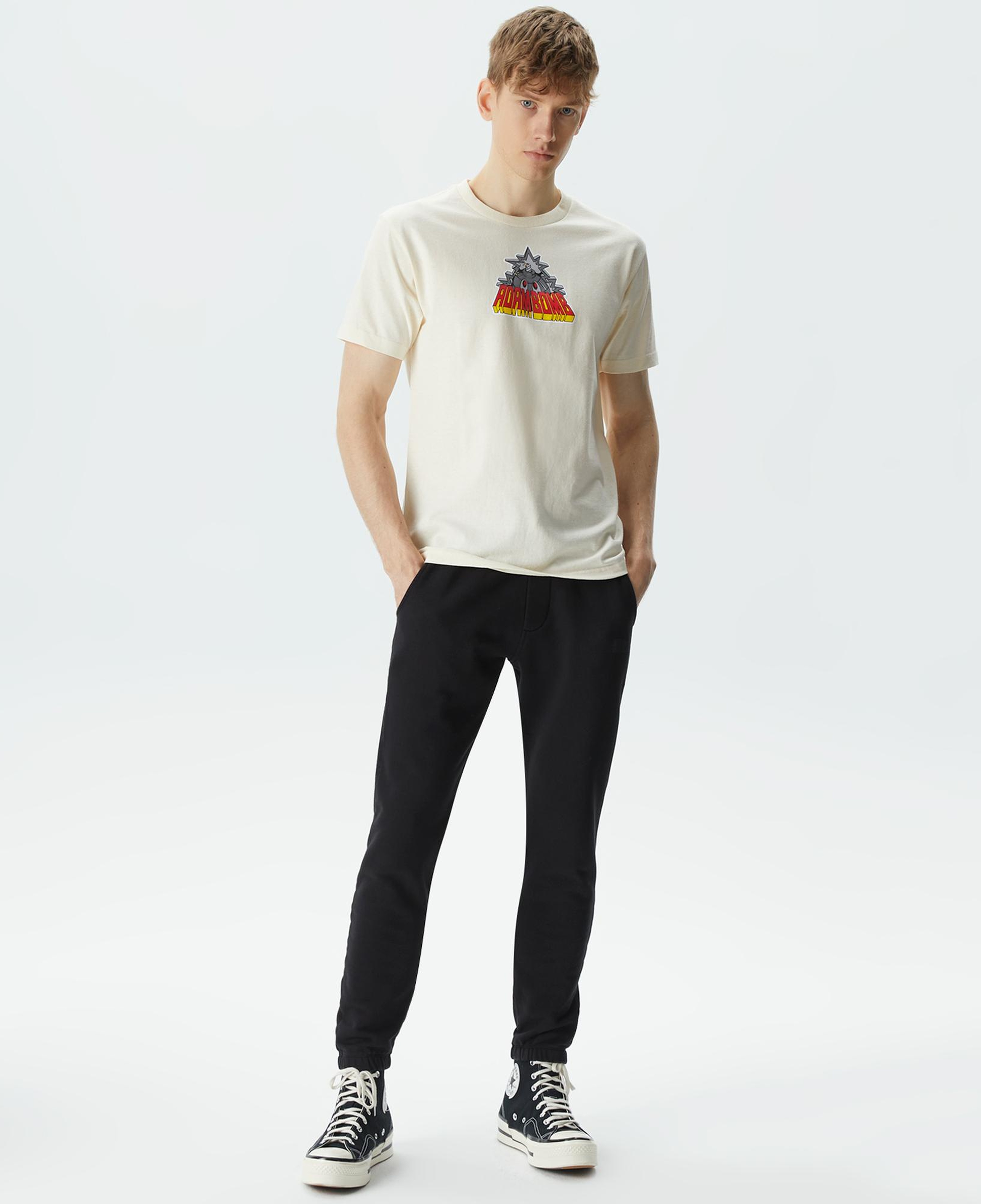 The Hundreds Mecha Bomb Erkek Krem T-Shirt