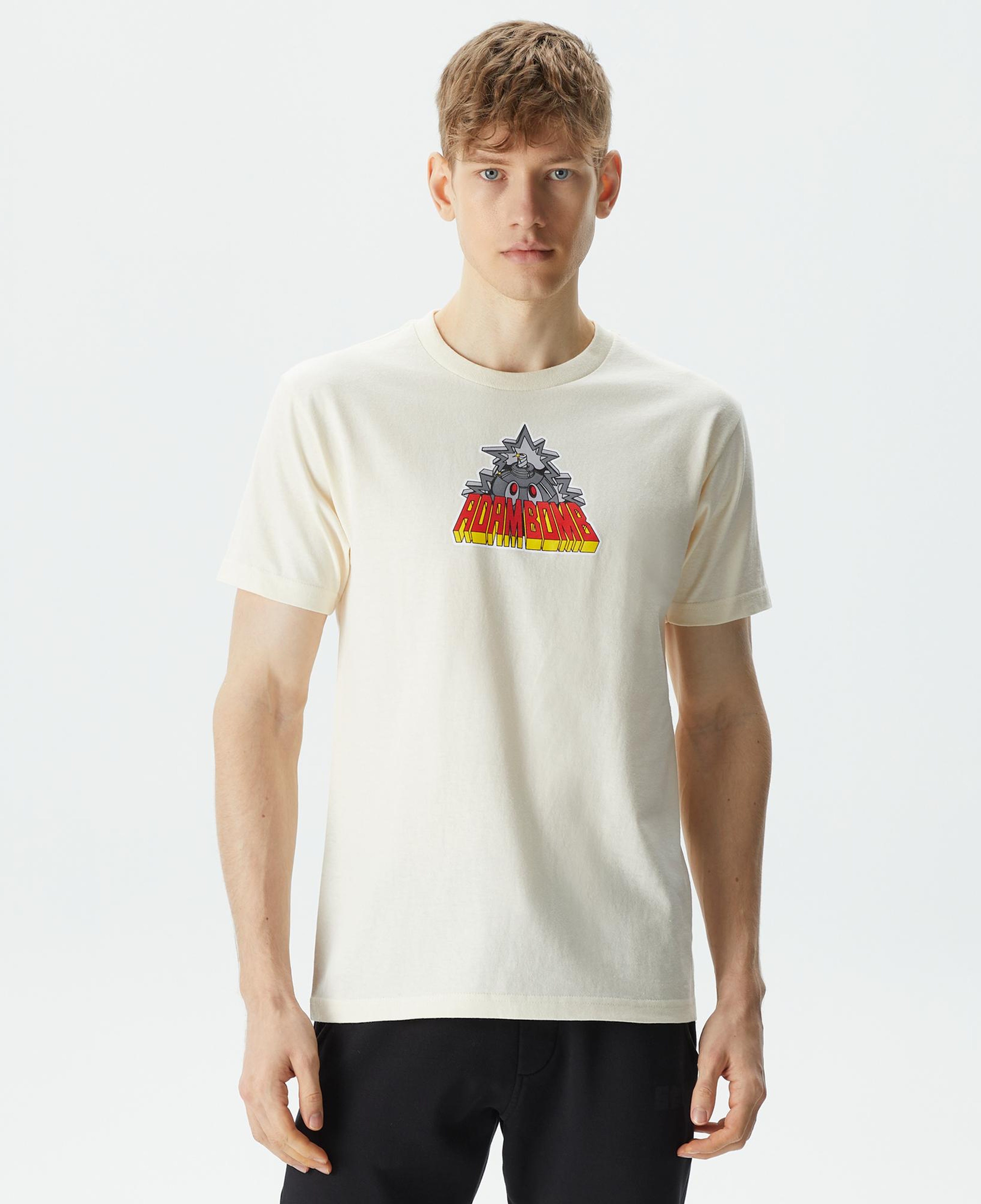 The Hundreds Mecha Bomb Erkek Krem T-Shirt