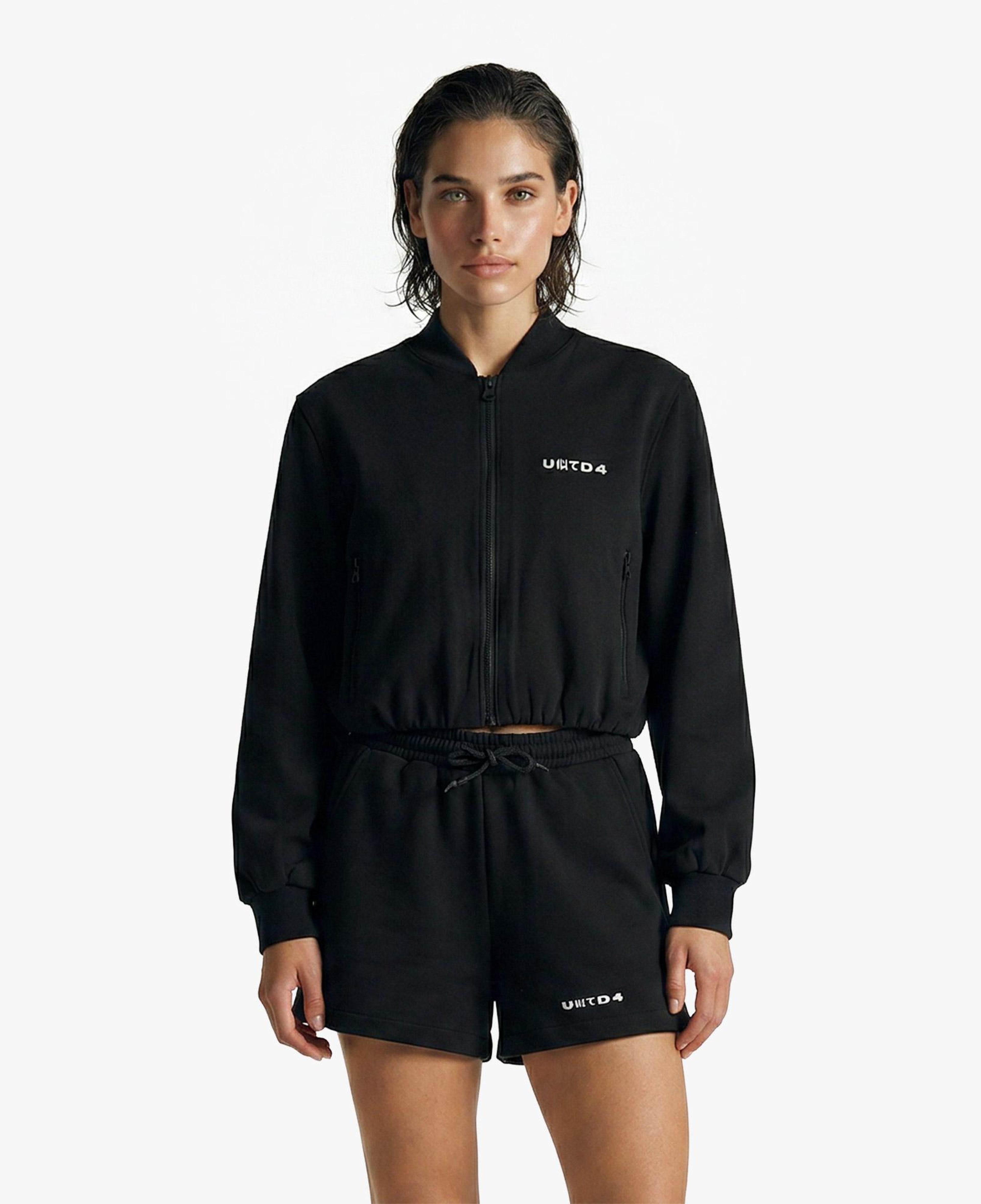 UNITED4 Regular Fit Kadın Siyah Ceket