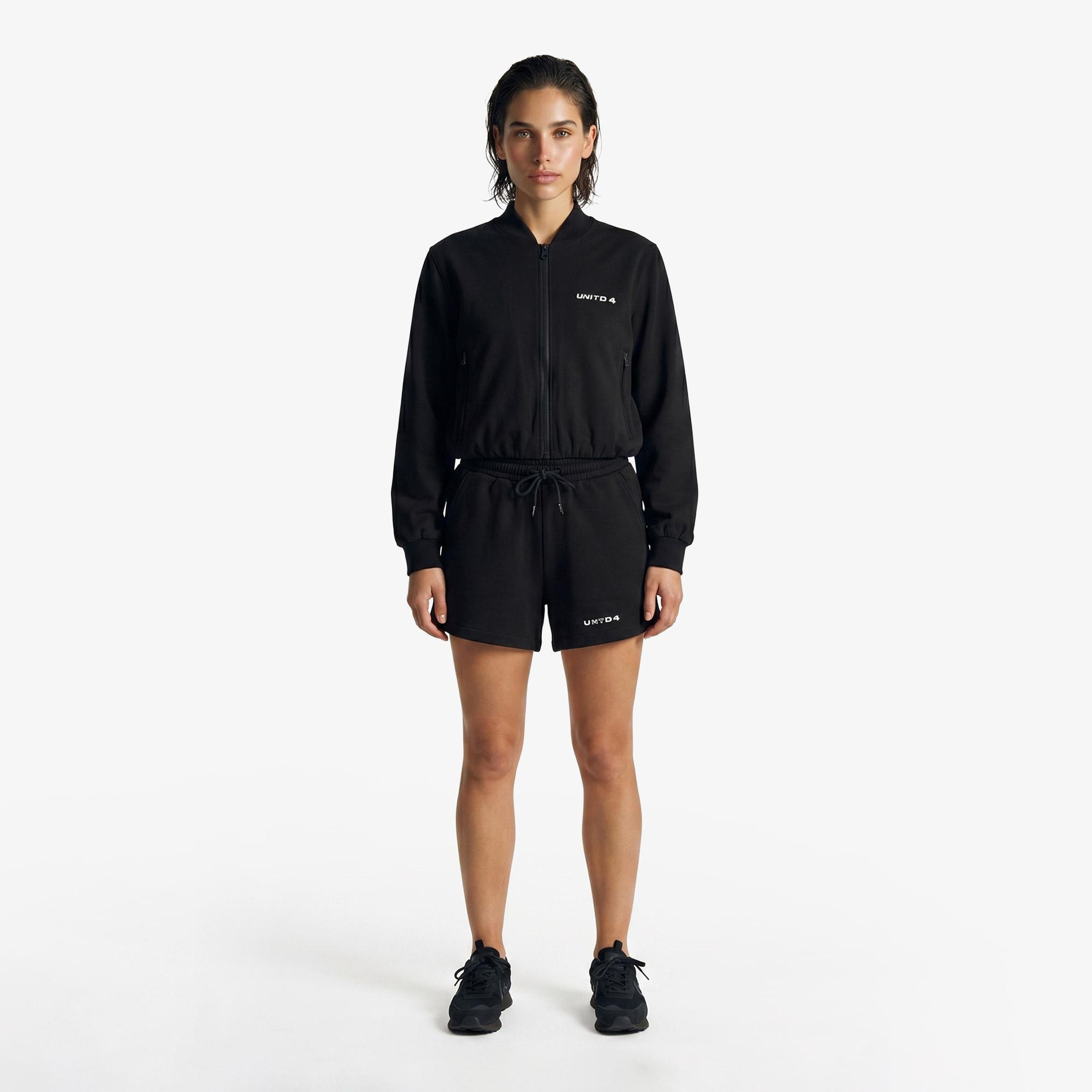 UNITED4 Regular Fit Kadın Siyah Ceket