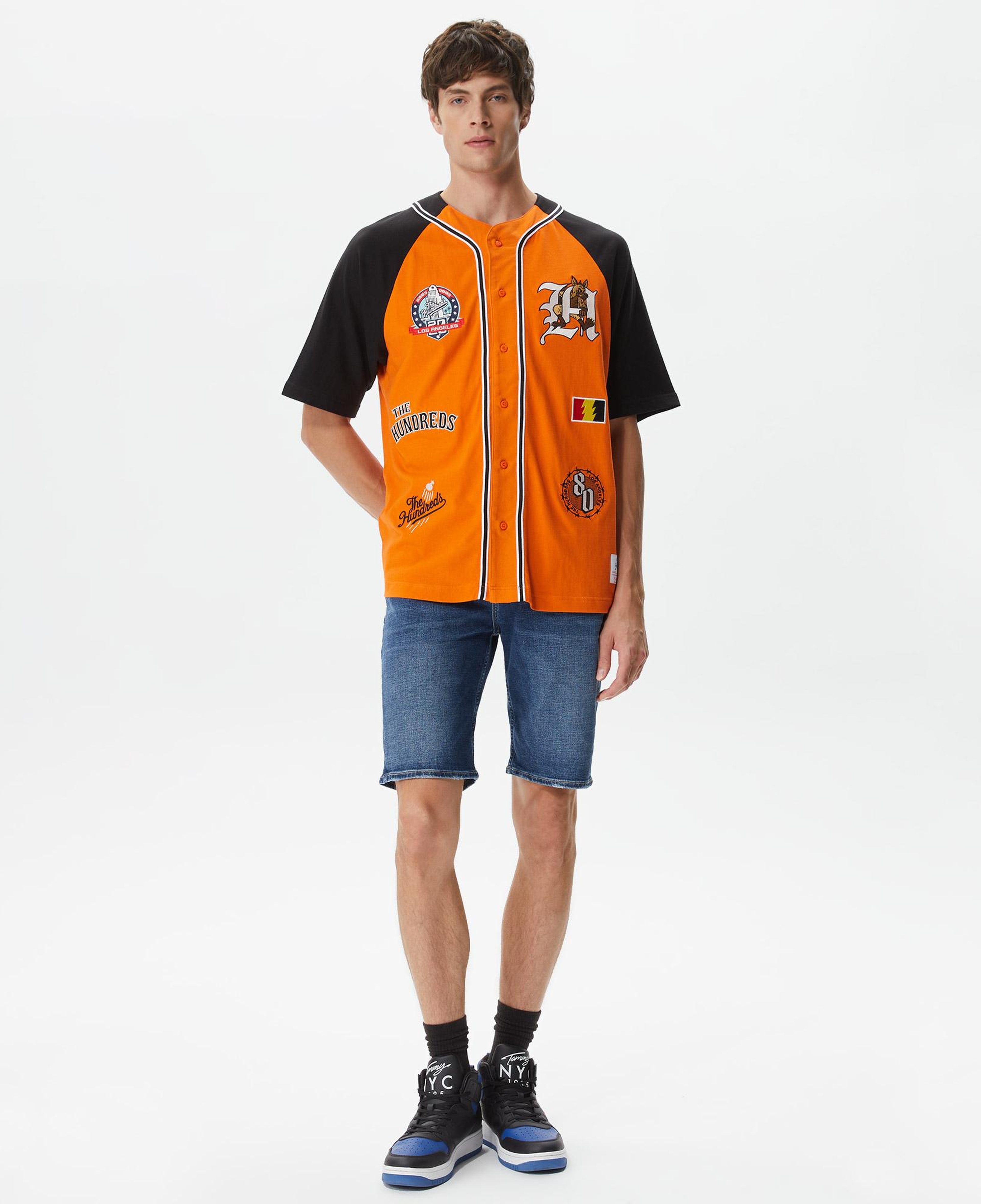 The Hundreds League Erkek Turuncu Gömlek
