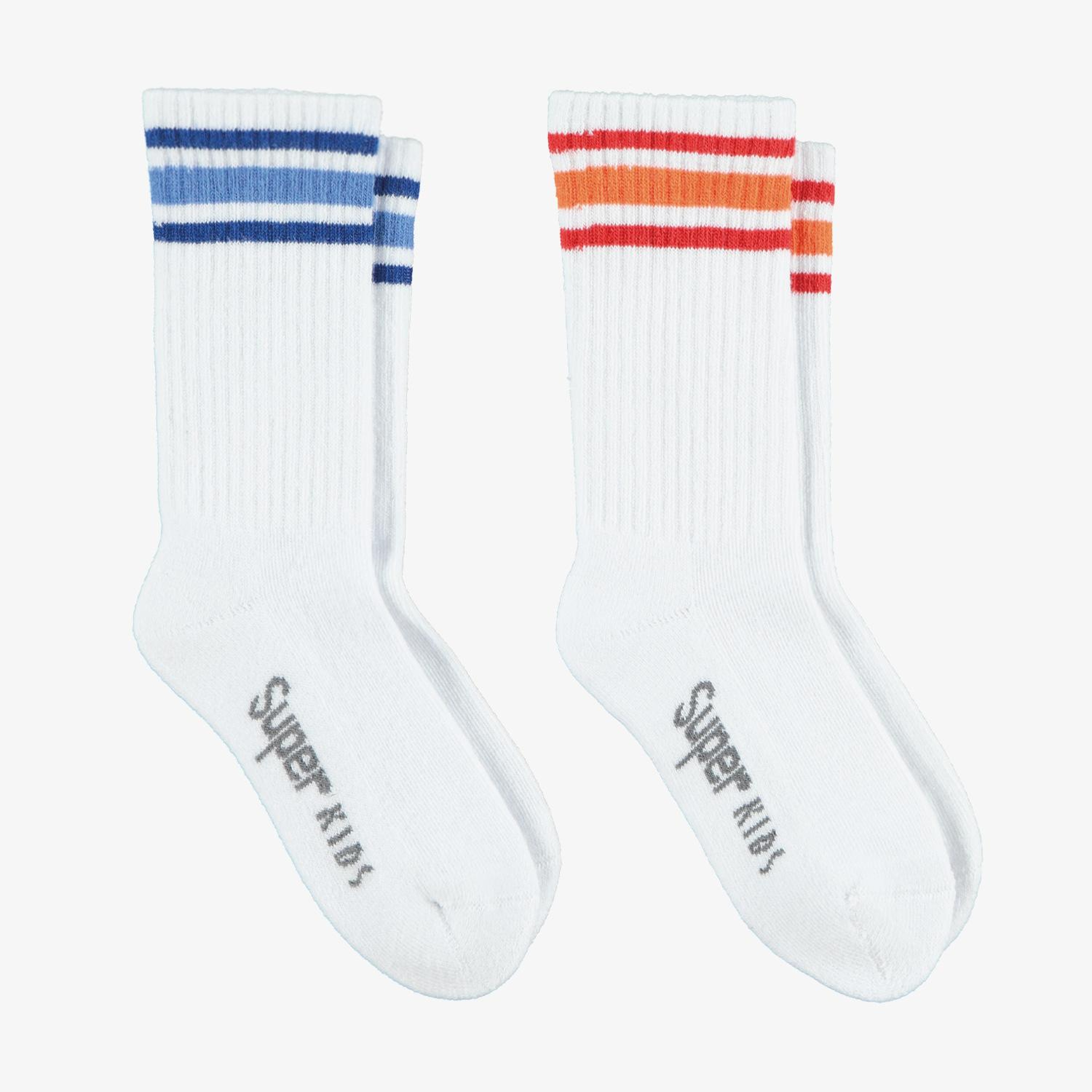 UNITED4 Tenis Towel Çocuk Beyaz 2'li Çorap