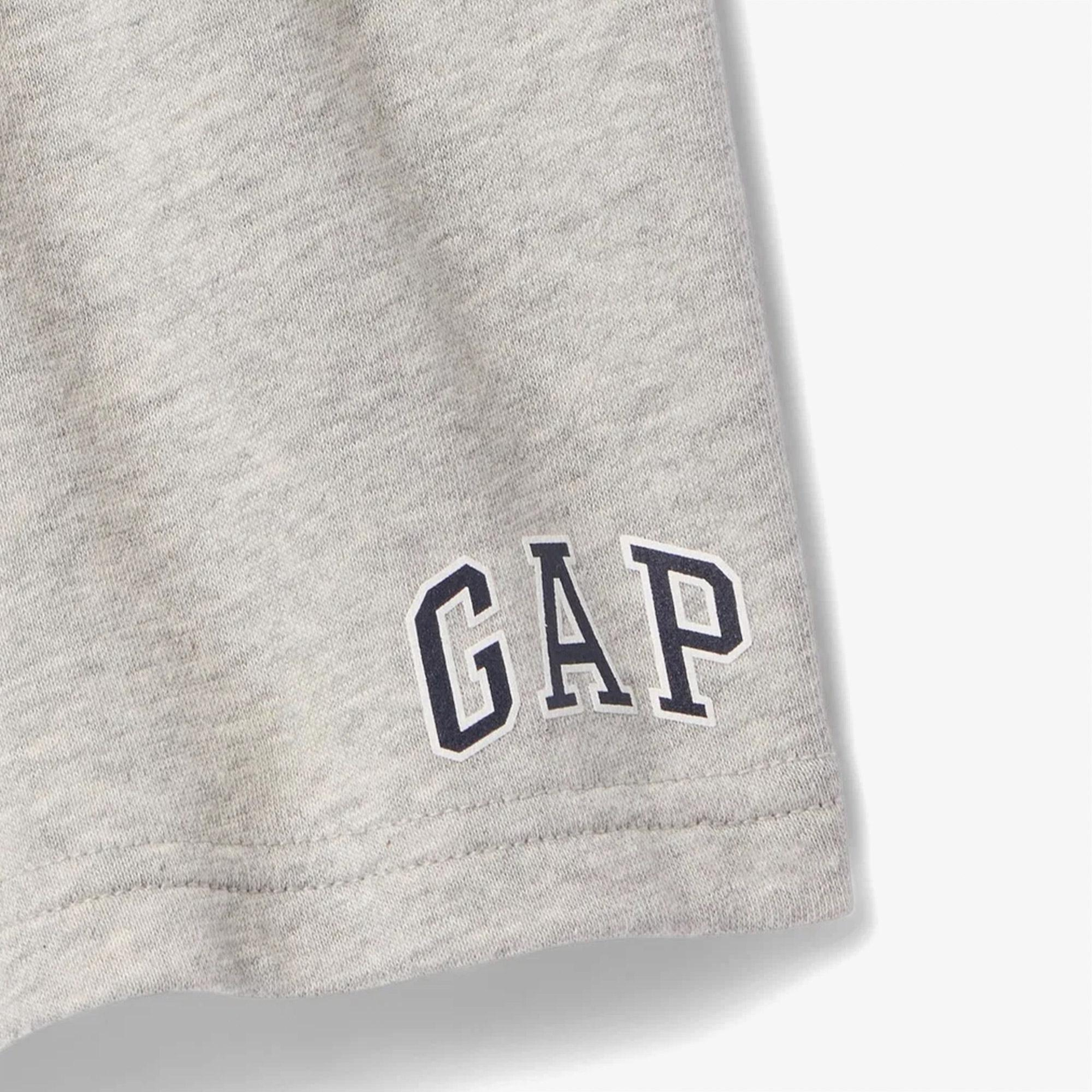 Gap Havlu Kumaş Relaxed Fit Çocuk Gri Şort