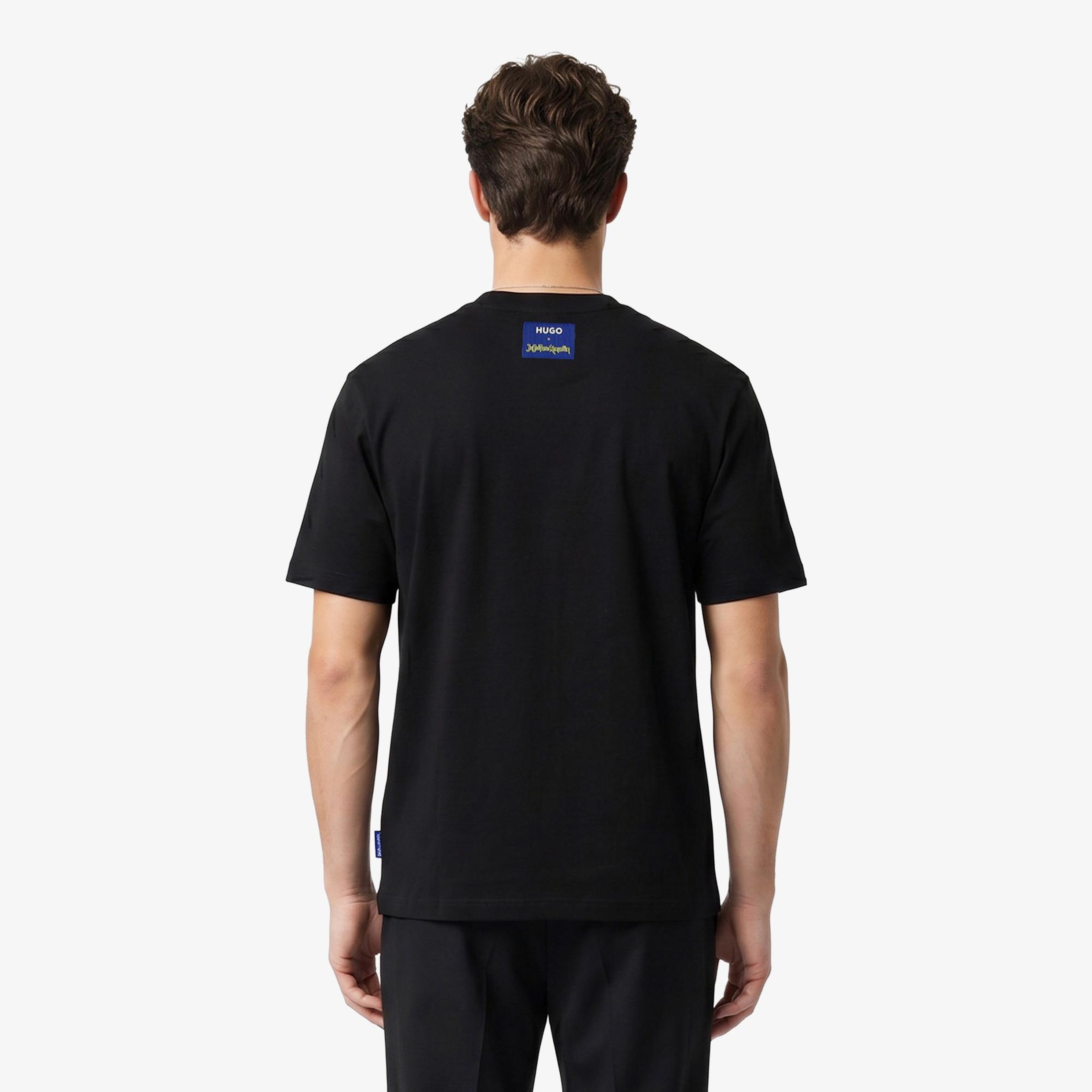 Hugo Nuley Jujutsu Erkek Siyah T-Shirt