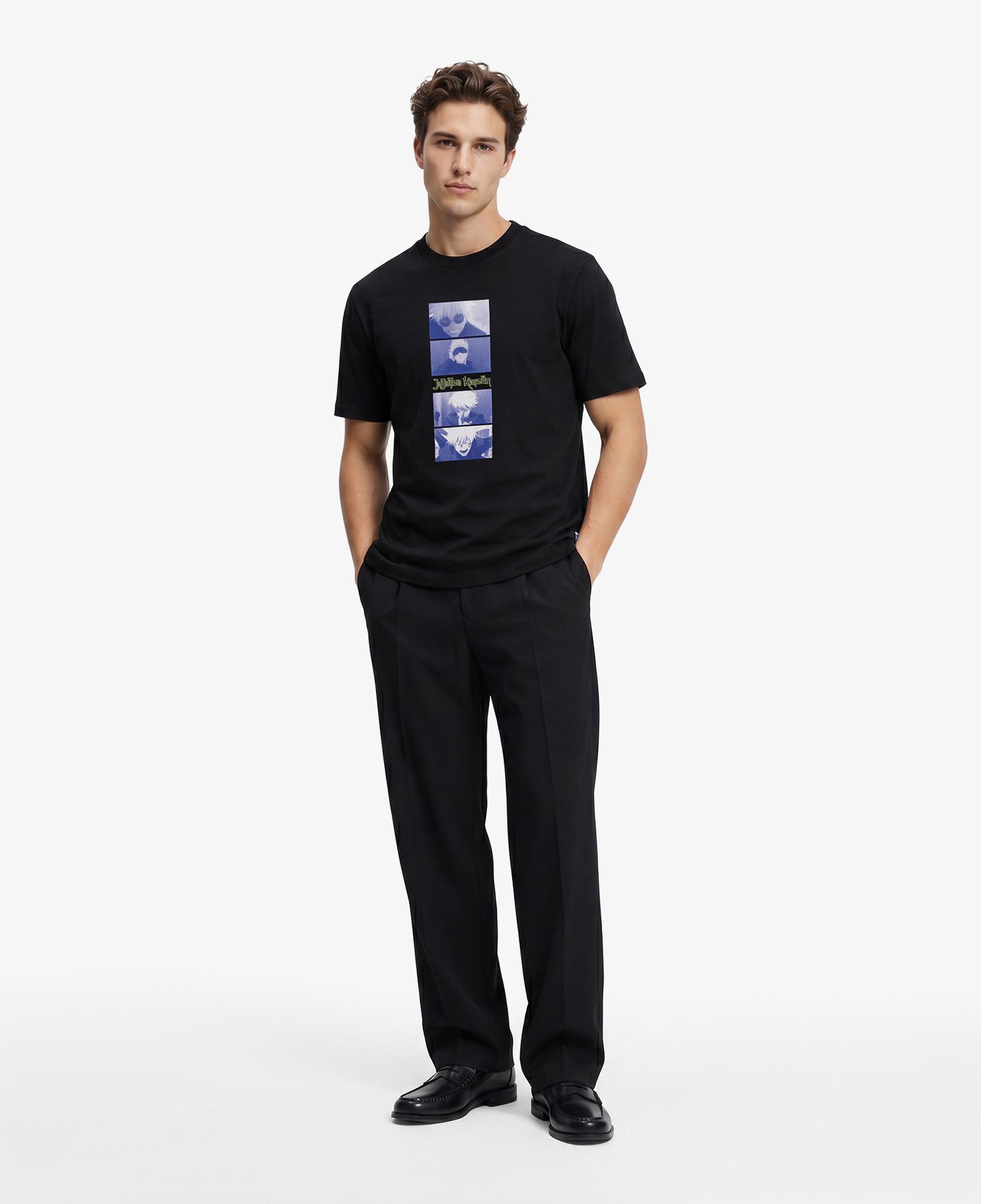 Hugo Nuley Jujutsu Erkek Siyah T-Shirt