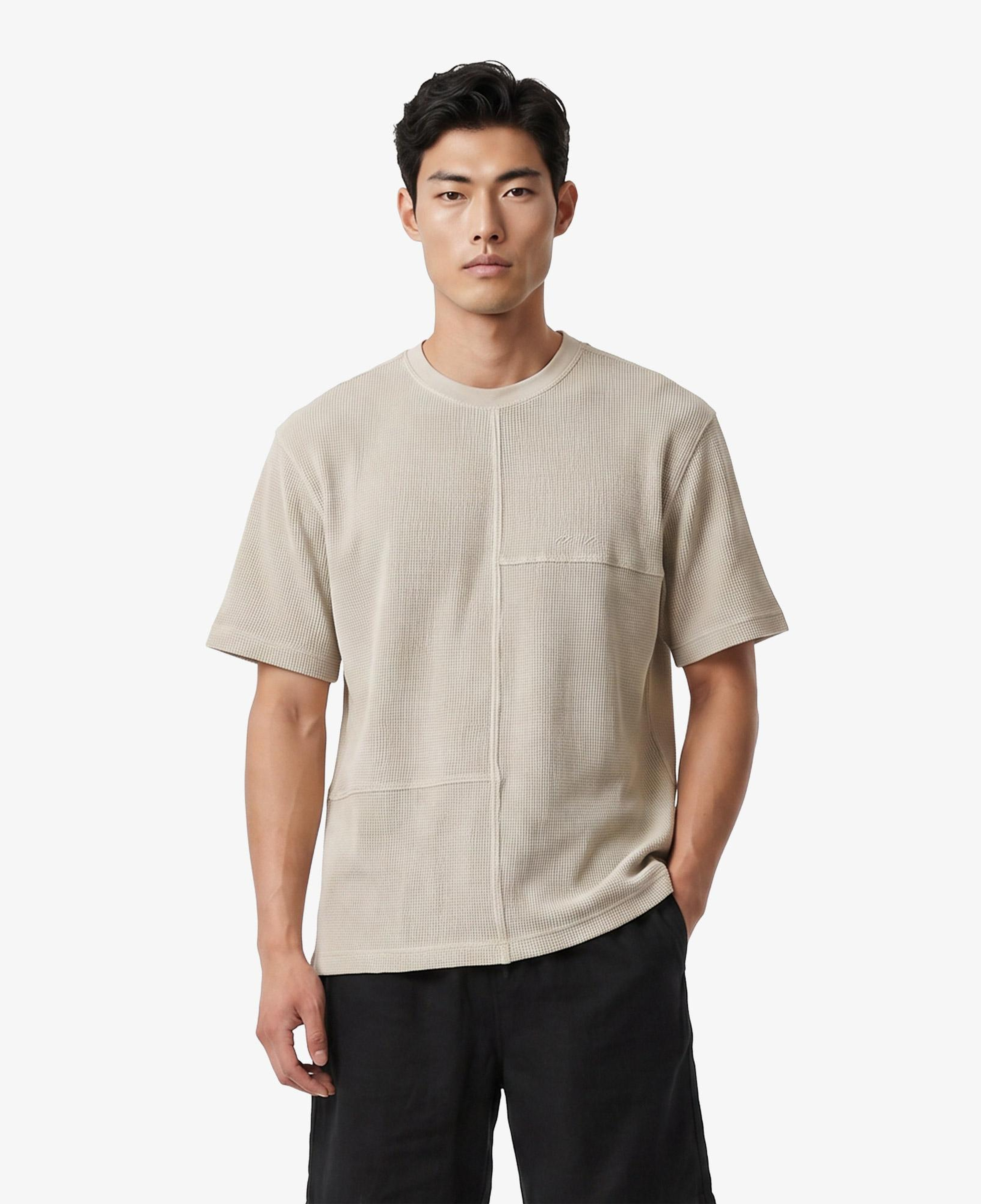 UNITED4 Regular Fit Erkek Krem T-Shirt