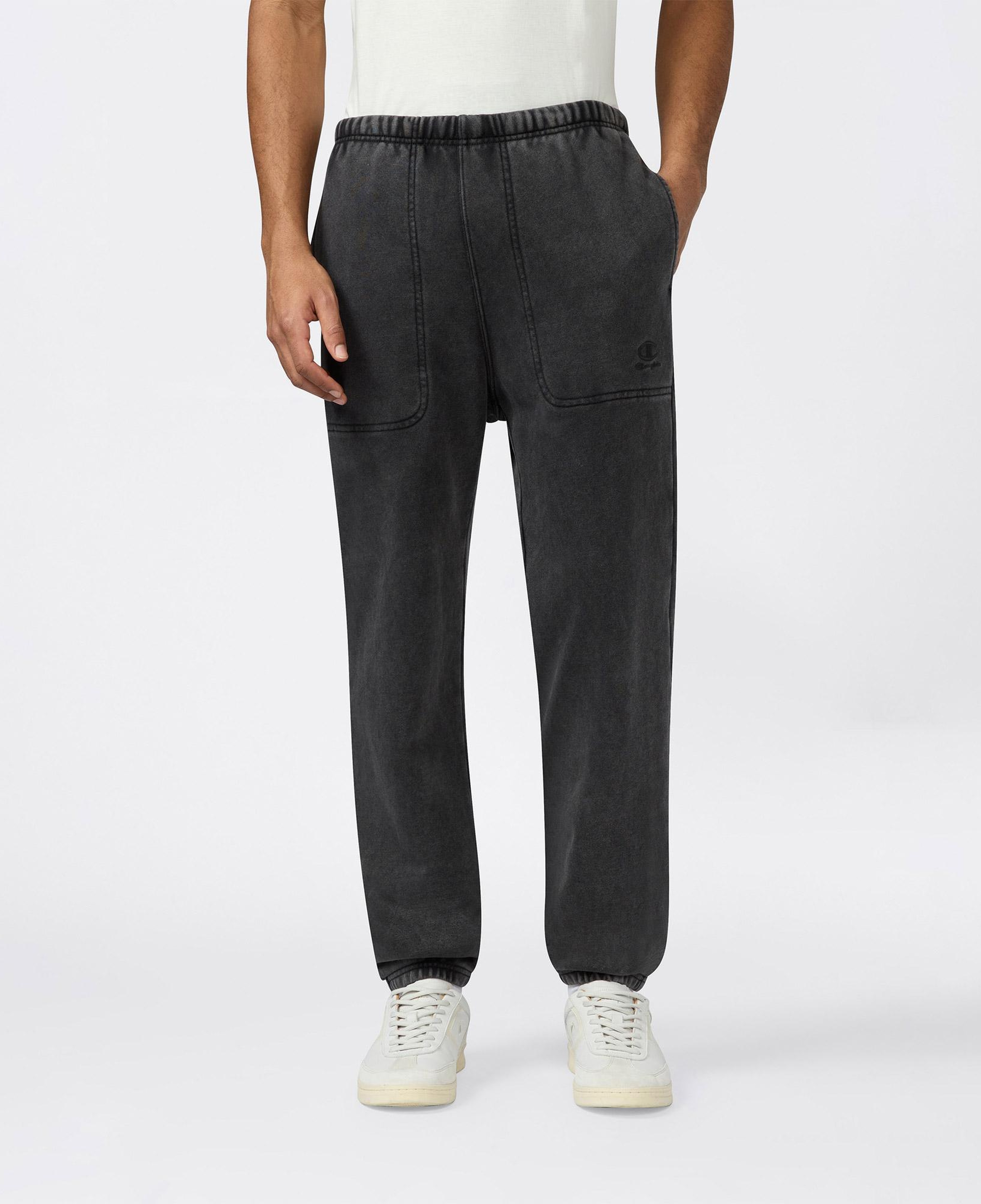 Champion Elastic Cuff Erkek Gri Eşofman Altı