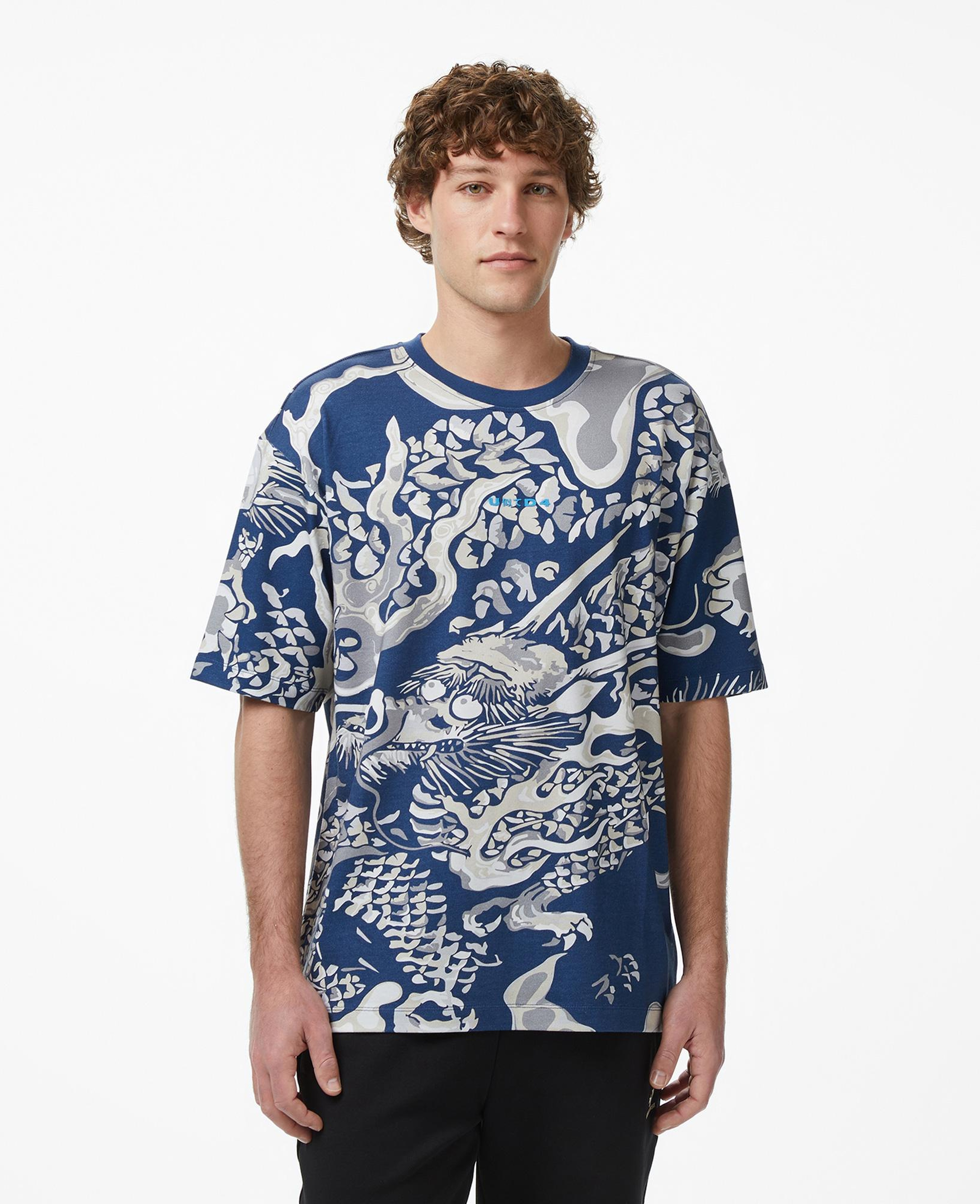 UNITED4 Regular Fit Erkek Lacivert T-Shirt