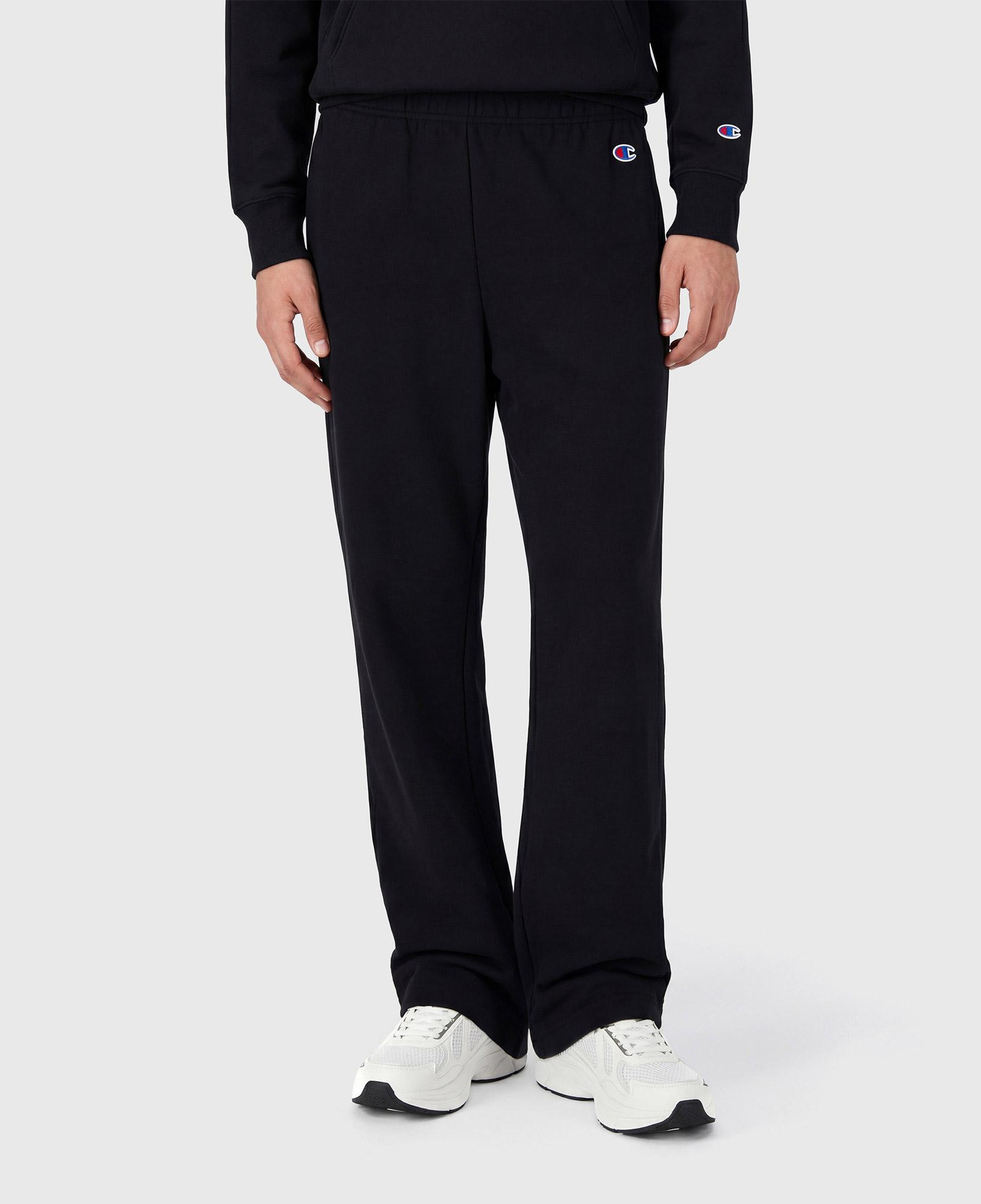 Champion Wide Leg Kadın Siyah Eşofman Altı