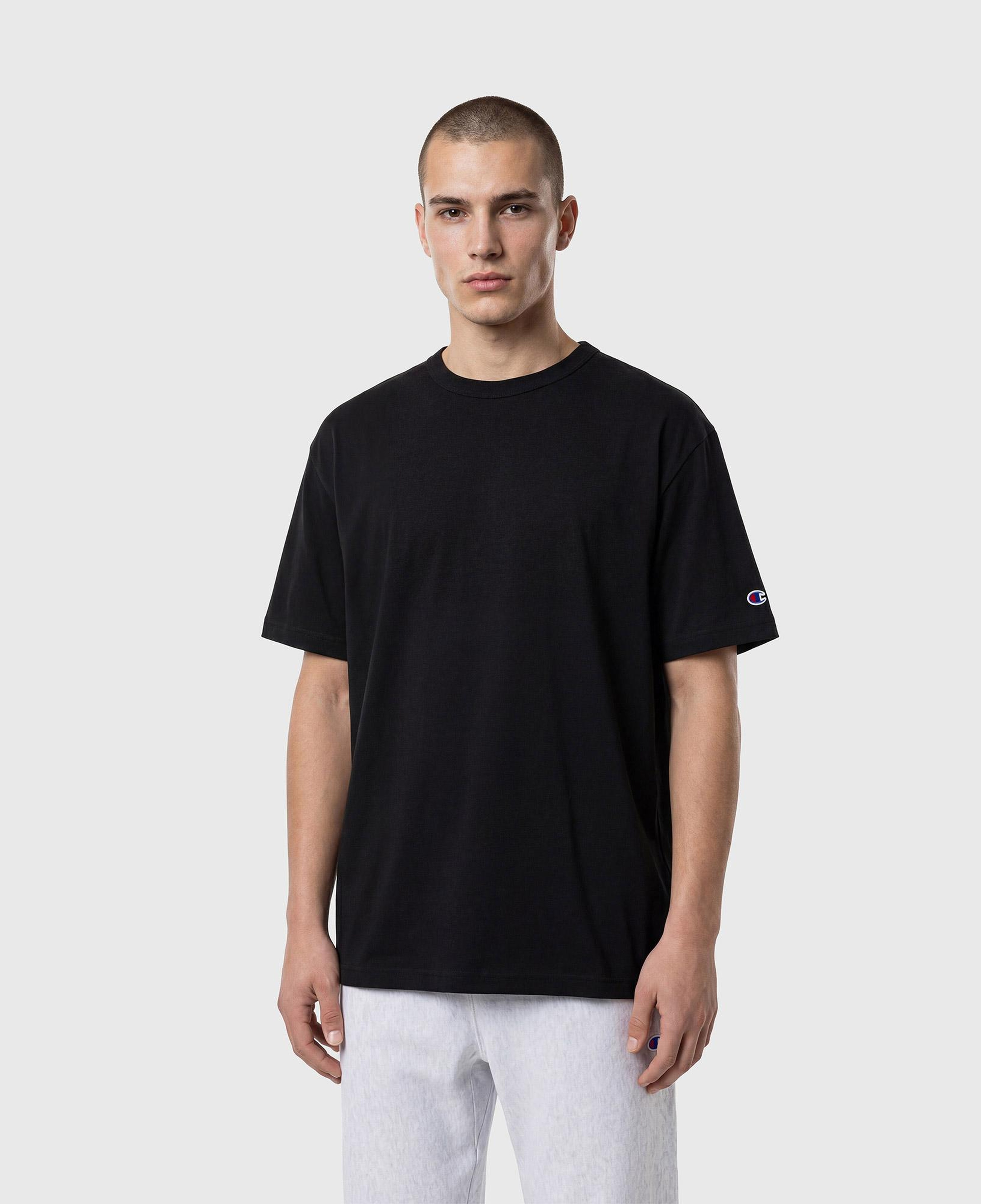 Champion Relaxed Fit Erkek Siyah T-Shirt