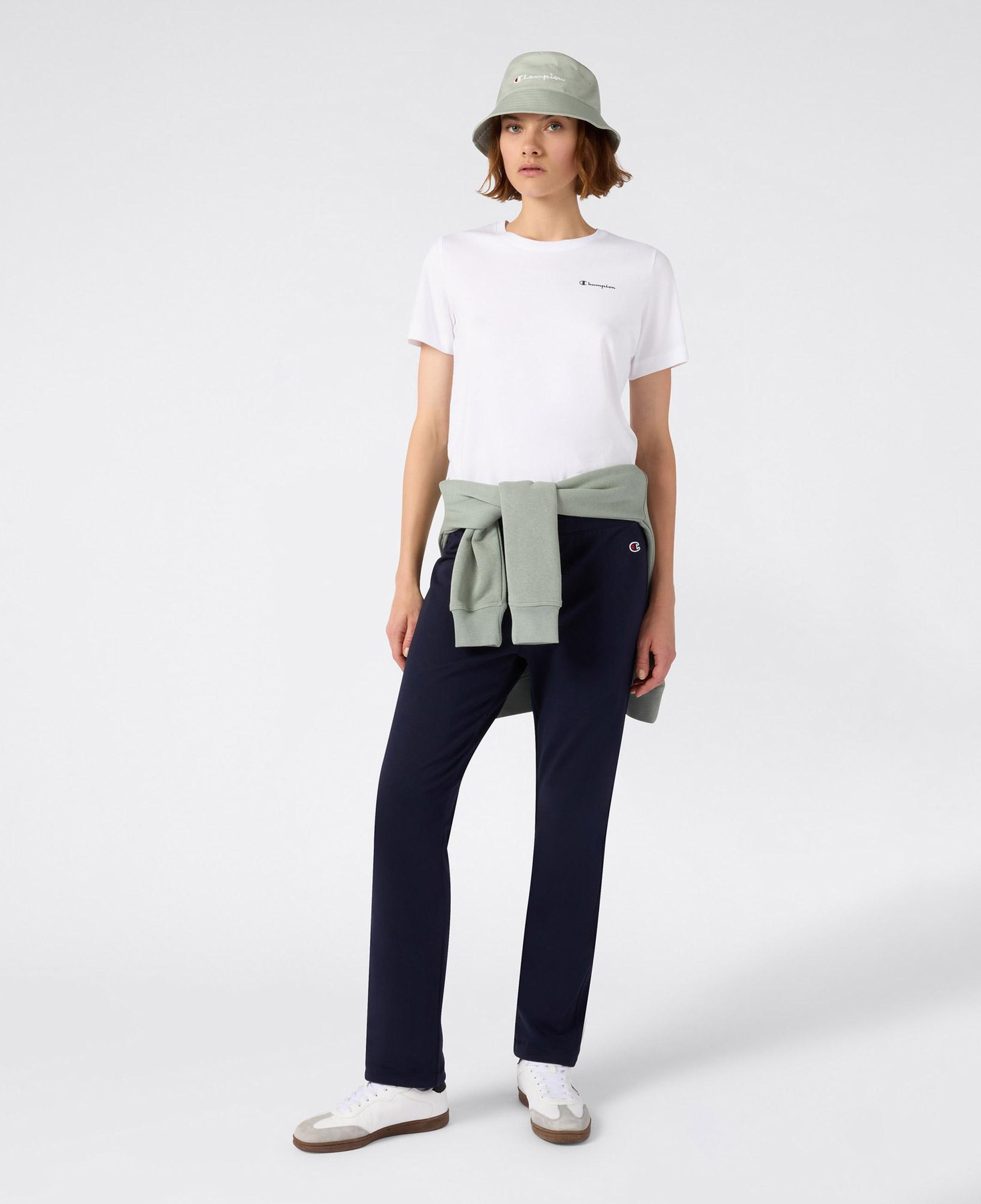 Champion SS Regular Fit Kadın Beyaz T-Shirt